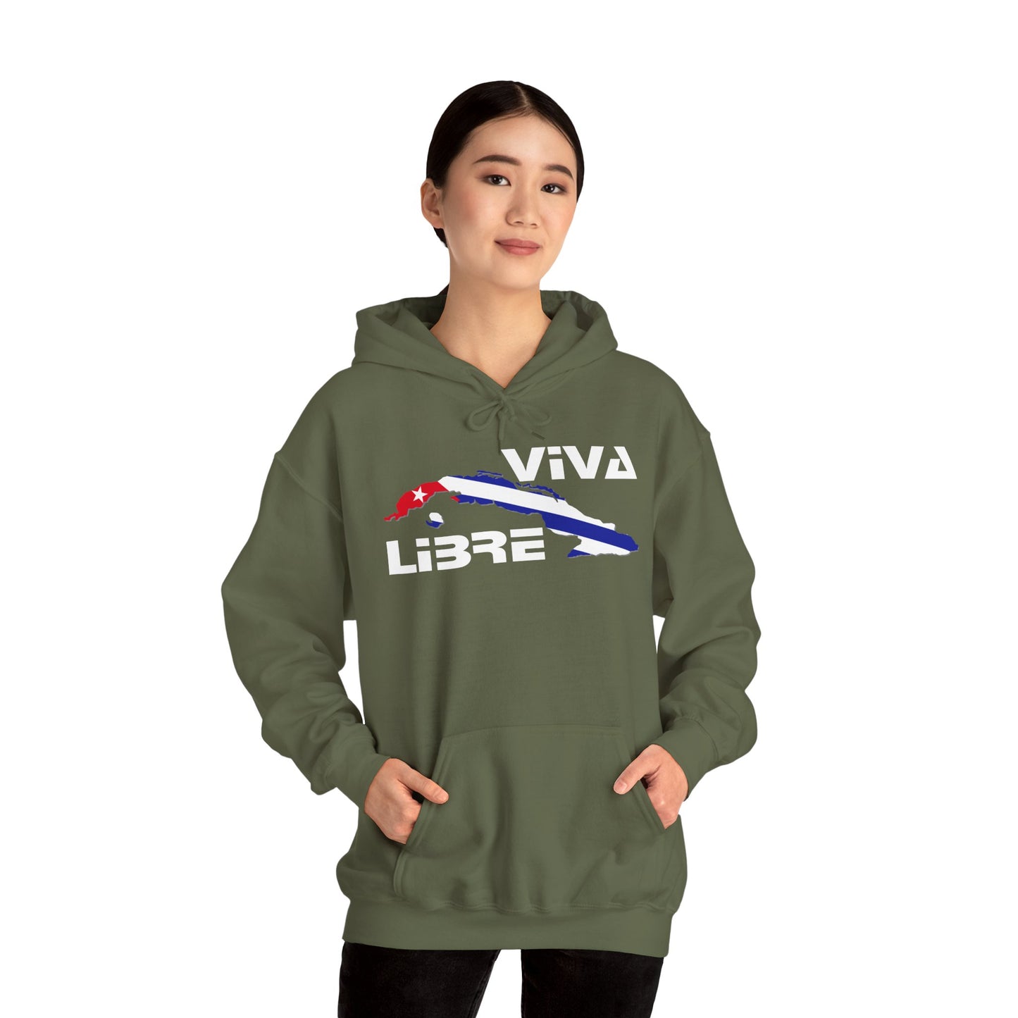 Viva Cuba Libre Patriótico Hoodie