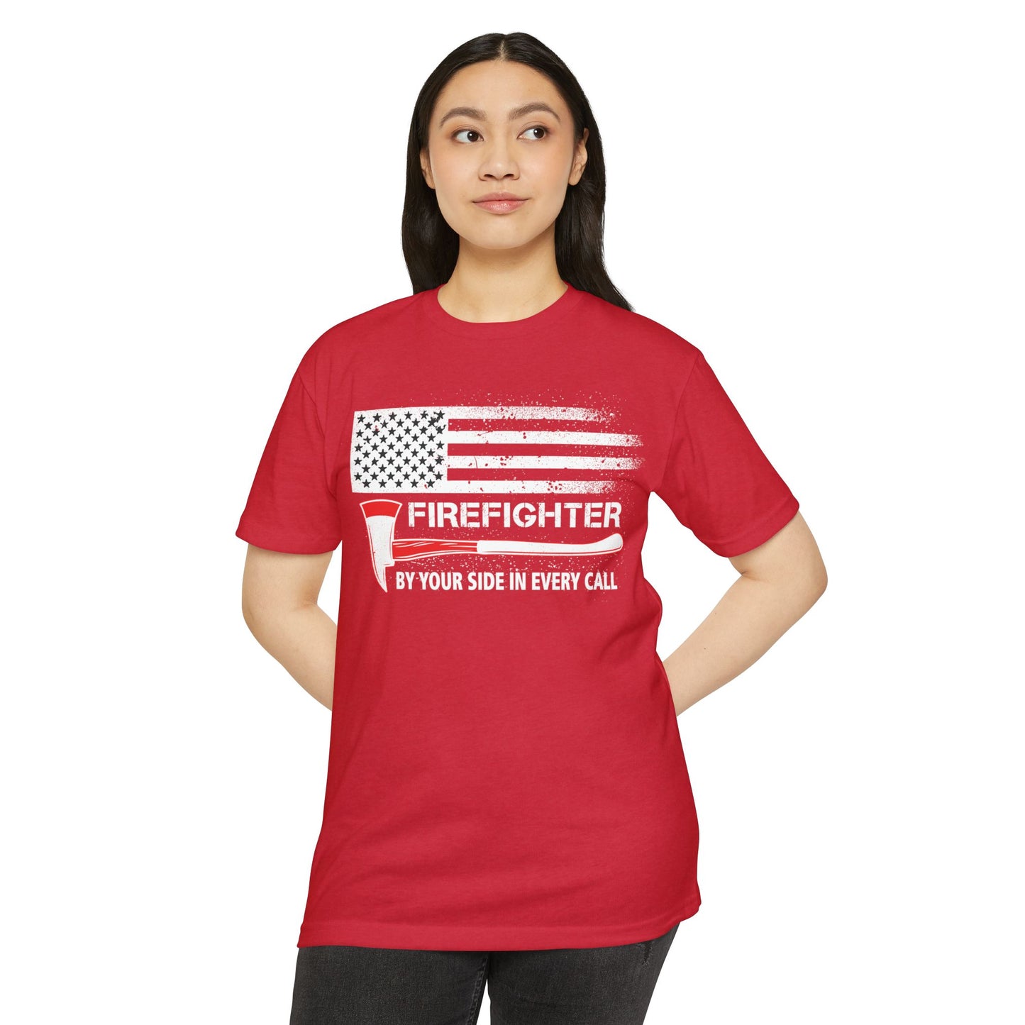 Firefighter Pride T-Shirt – By Your Side in Every Call