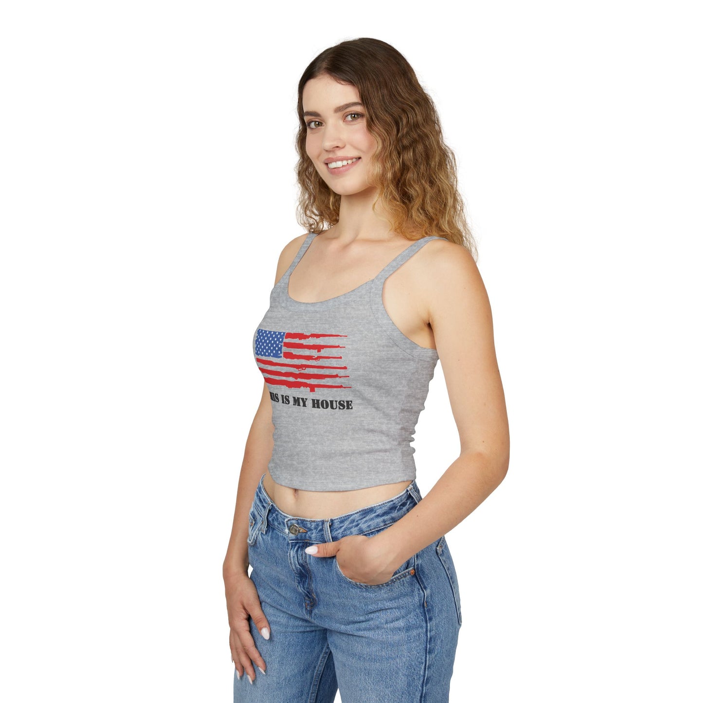 This Is My House Patriotic Tank Top