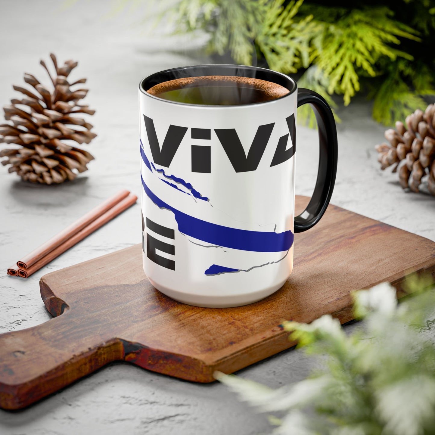Viva Cuba Libre Patriótica Taza