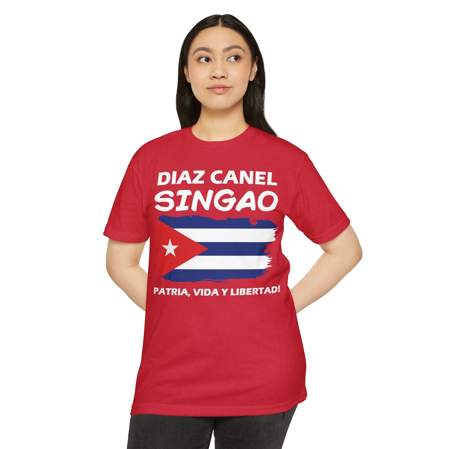 Díaz-Canel Singao Patriótica Camiseta