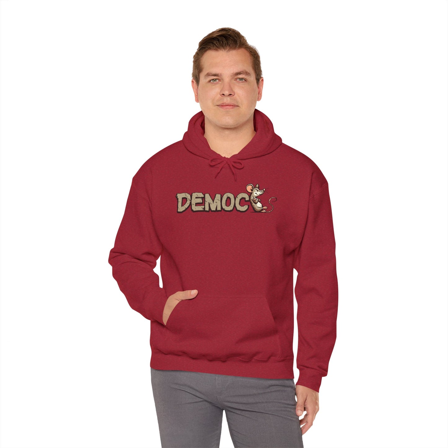 Democ-Rat Funny Political Hoodie