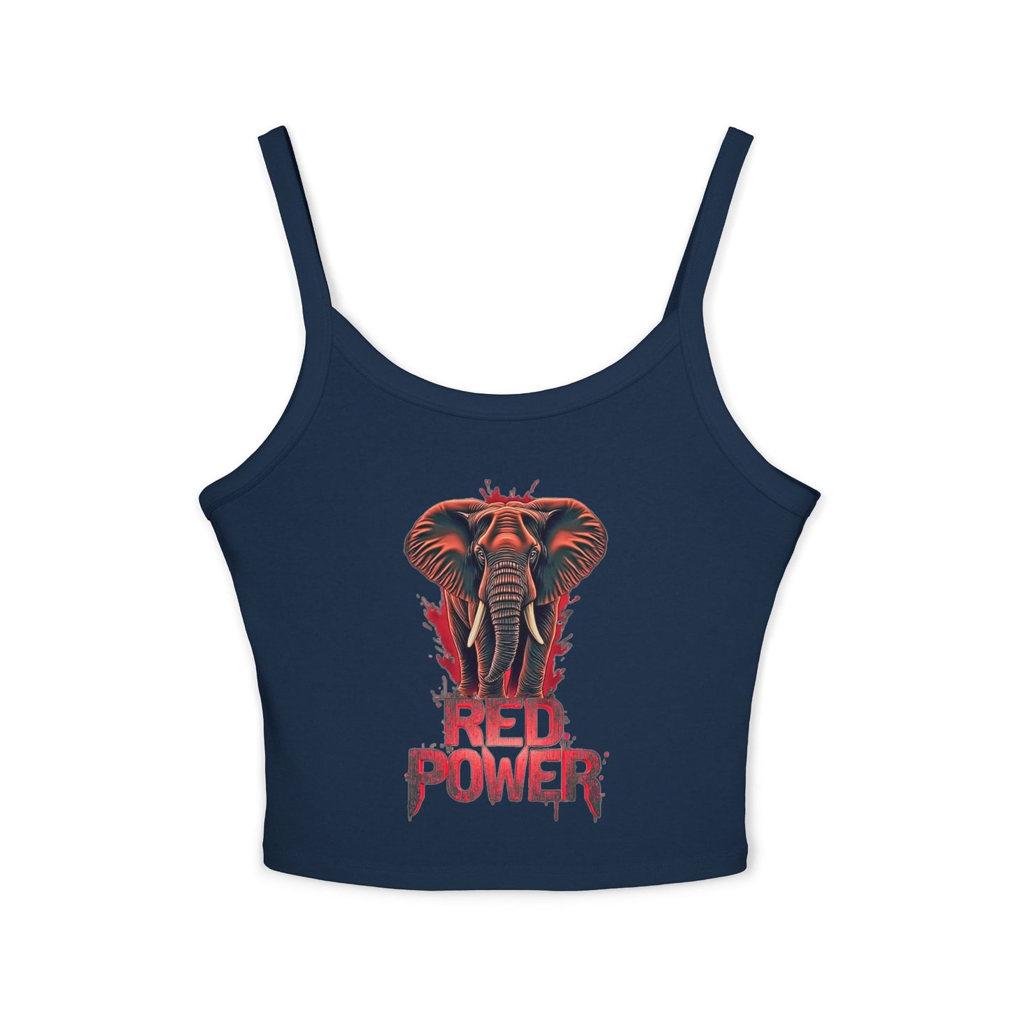 Red Power Patriotic Elephant Tank Top