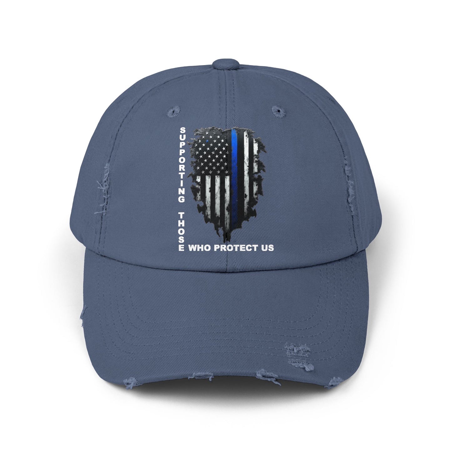 Supporting Those Who Protect Us Patriotic Printed Hat