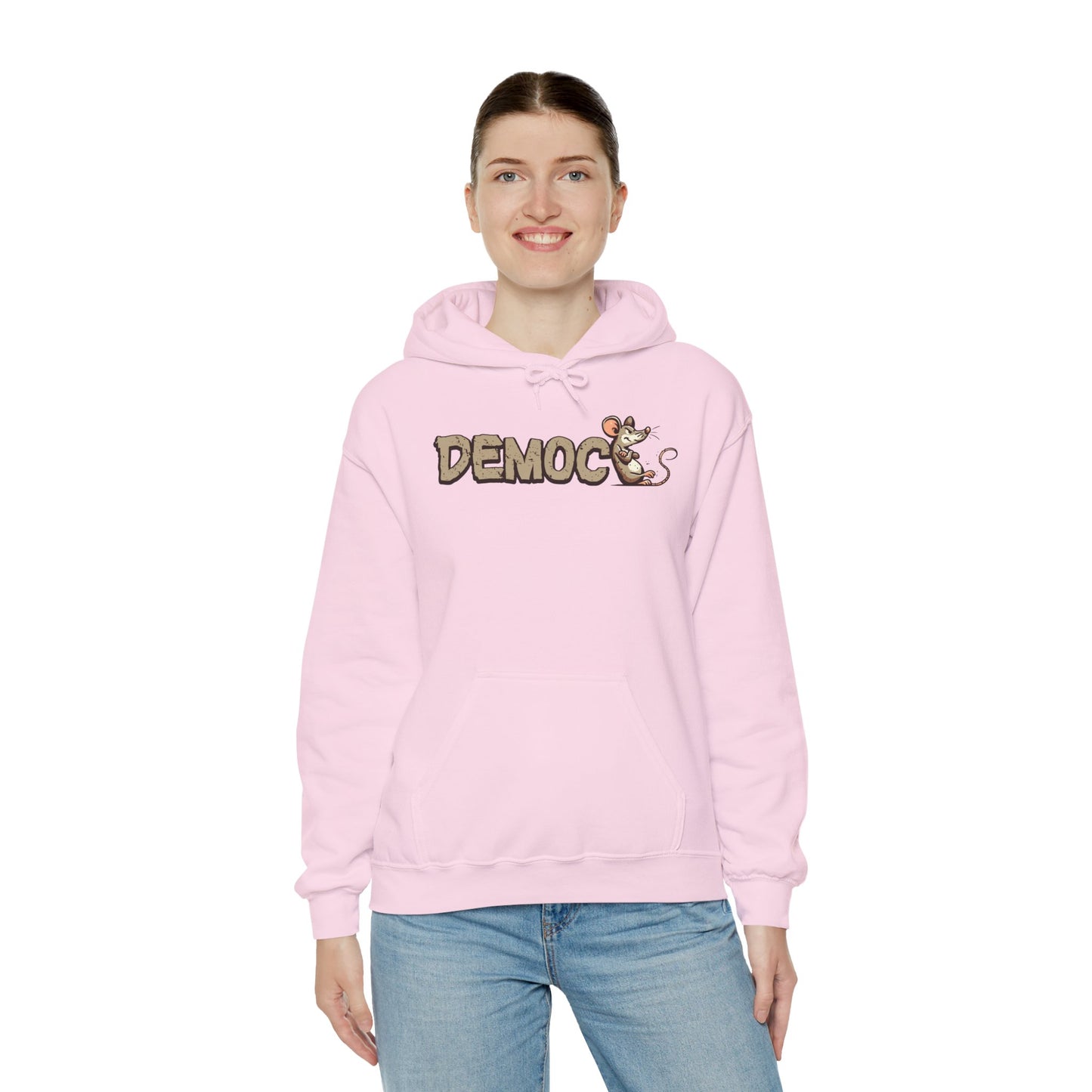 Democ-Rat Funny Political Hoodie