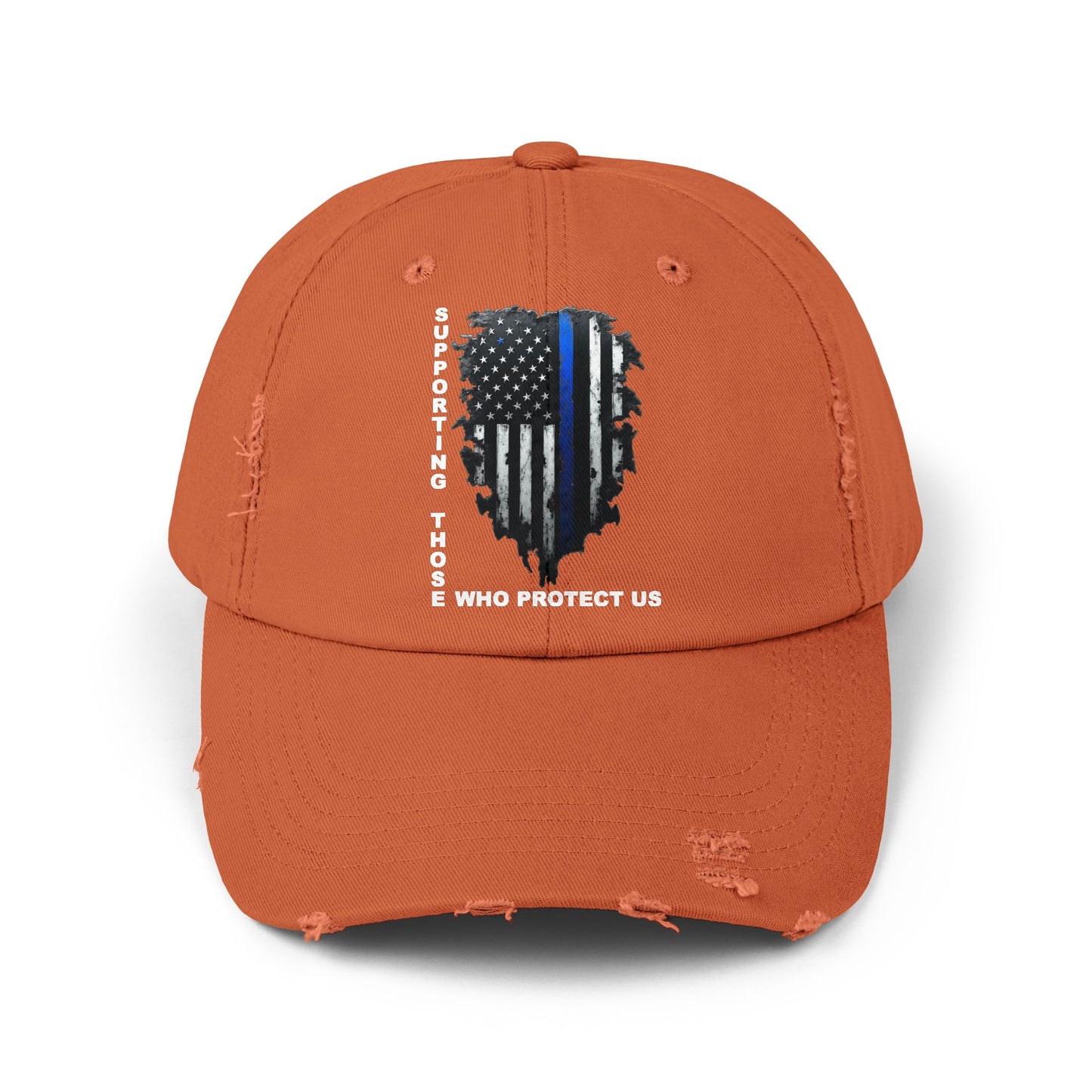 Supporting Those Who Protect Us Patriotic Printed Hat