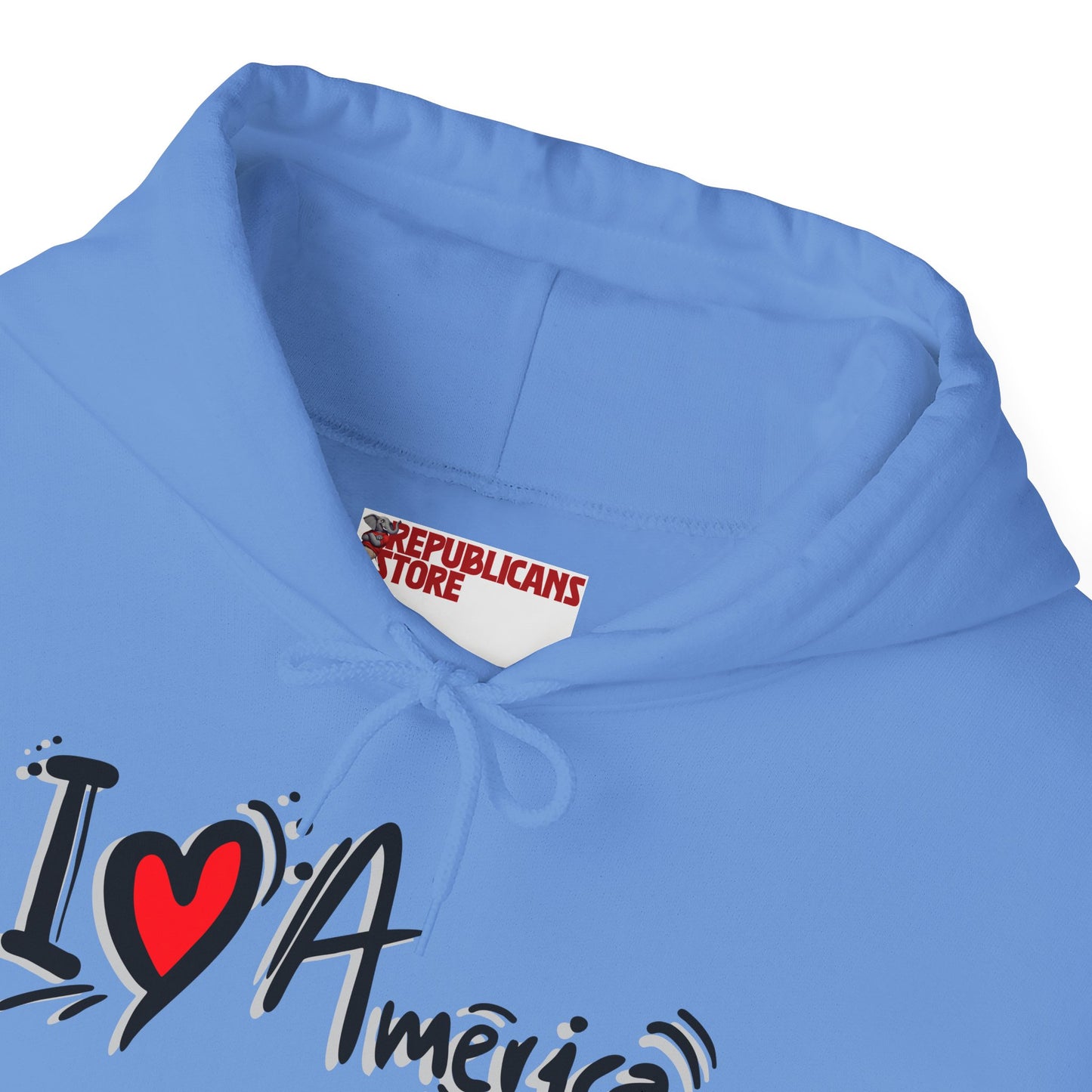 I Love America Unisex Hoodie Sweatshirt