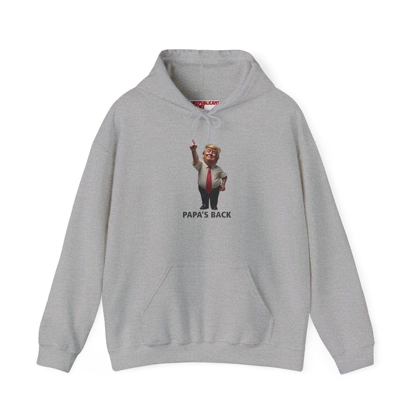 Papa's Back Patriotic Hoodie