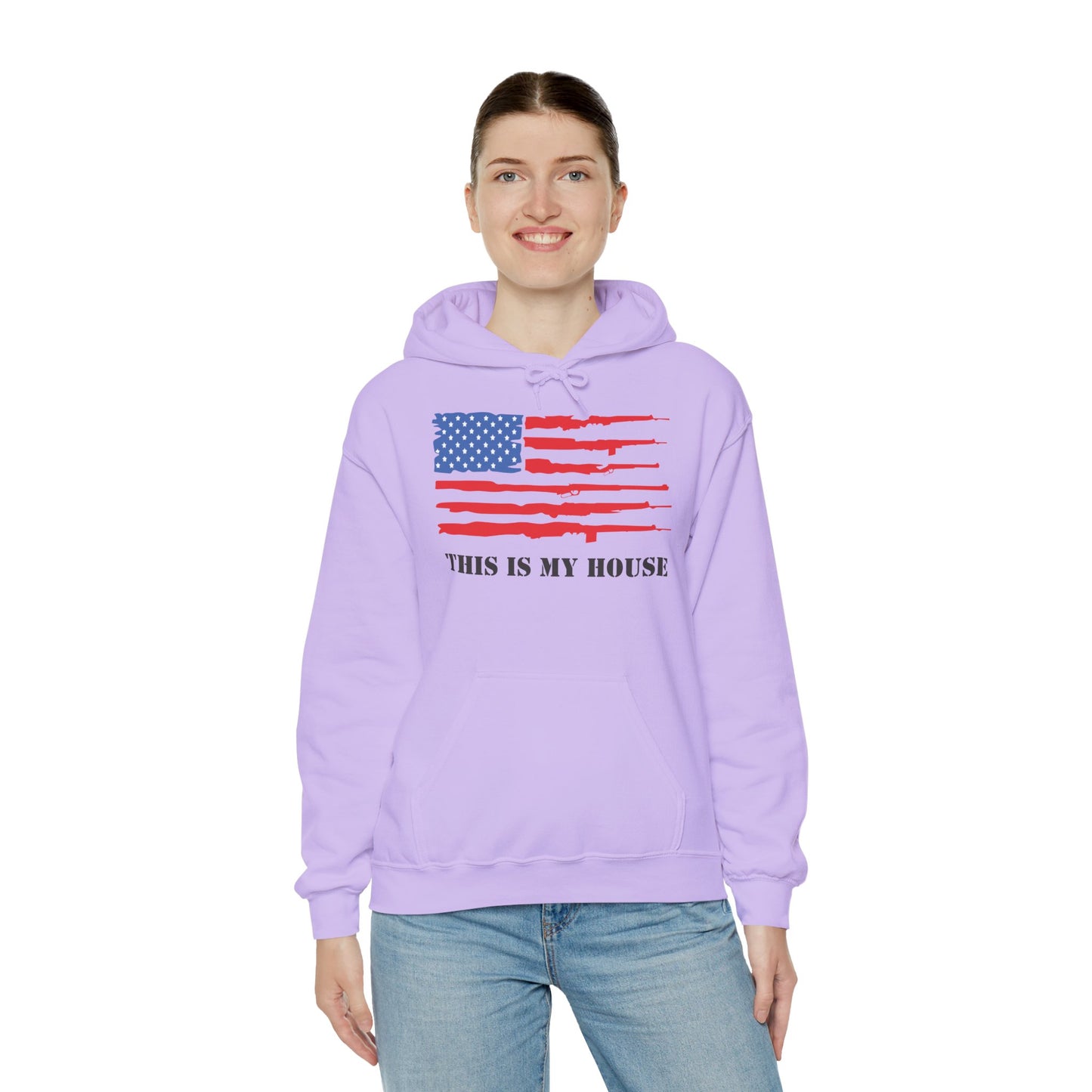 This Is My House Patriotic Hooded Sweatshirt