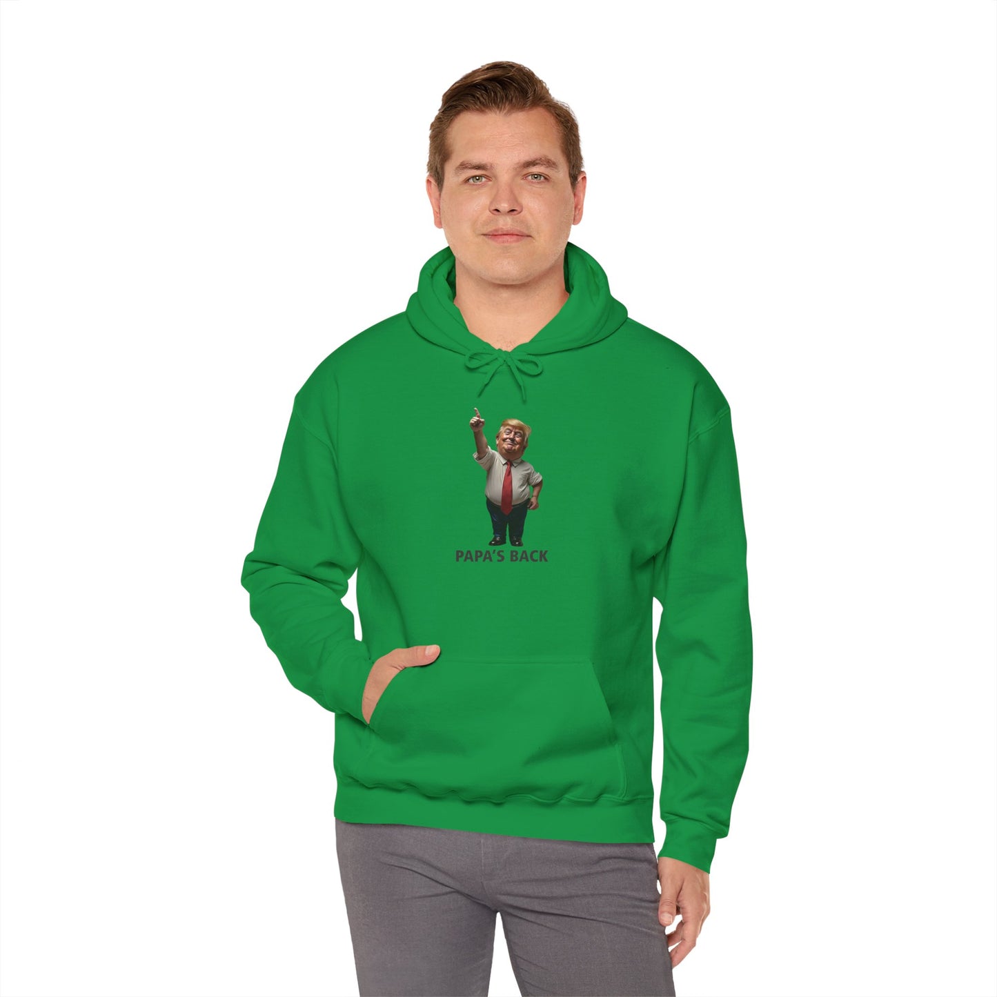 Papa's Back Patriotic Hoodie
