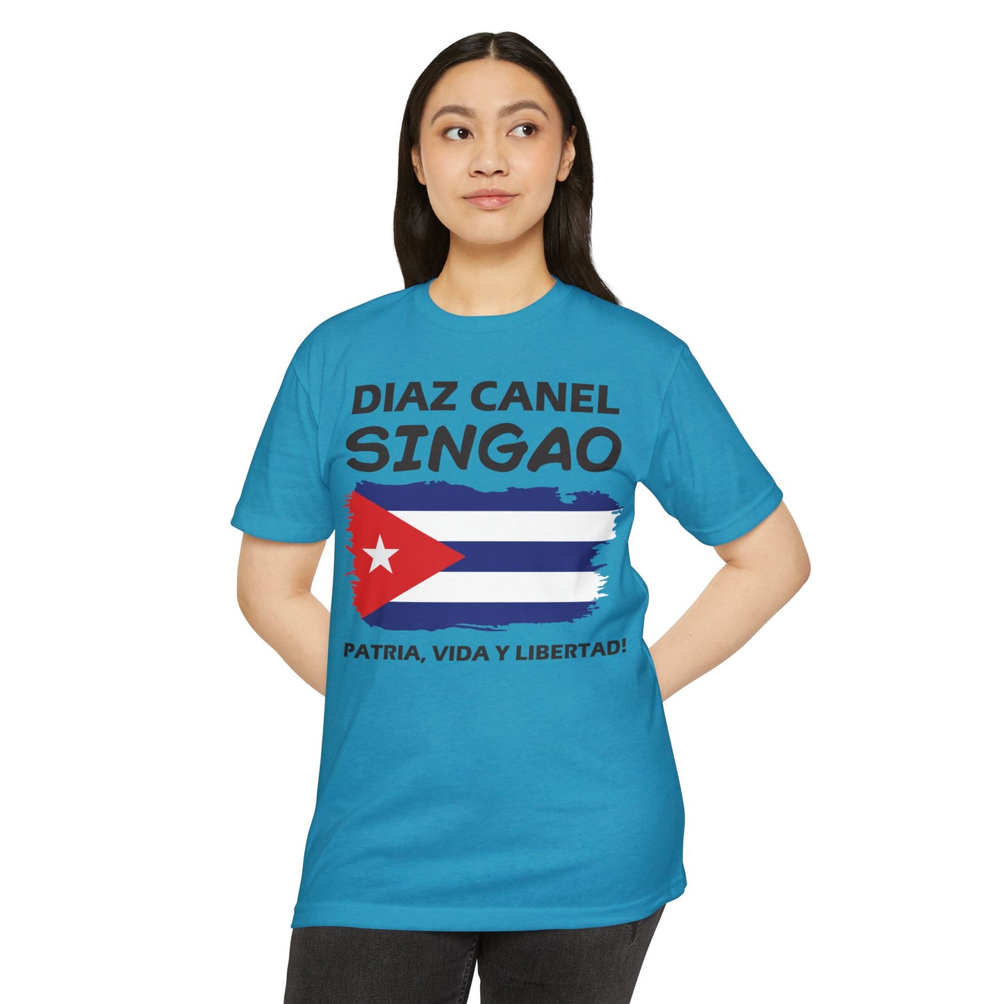 Díaz-Canel Singao Patriótica Camiseta