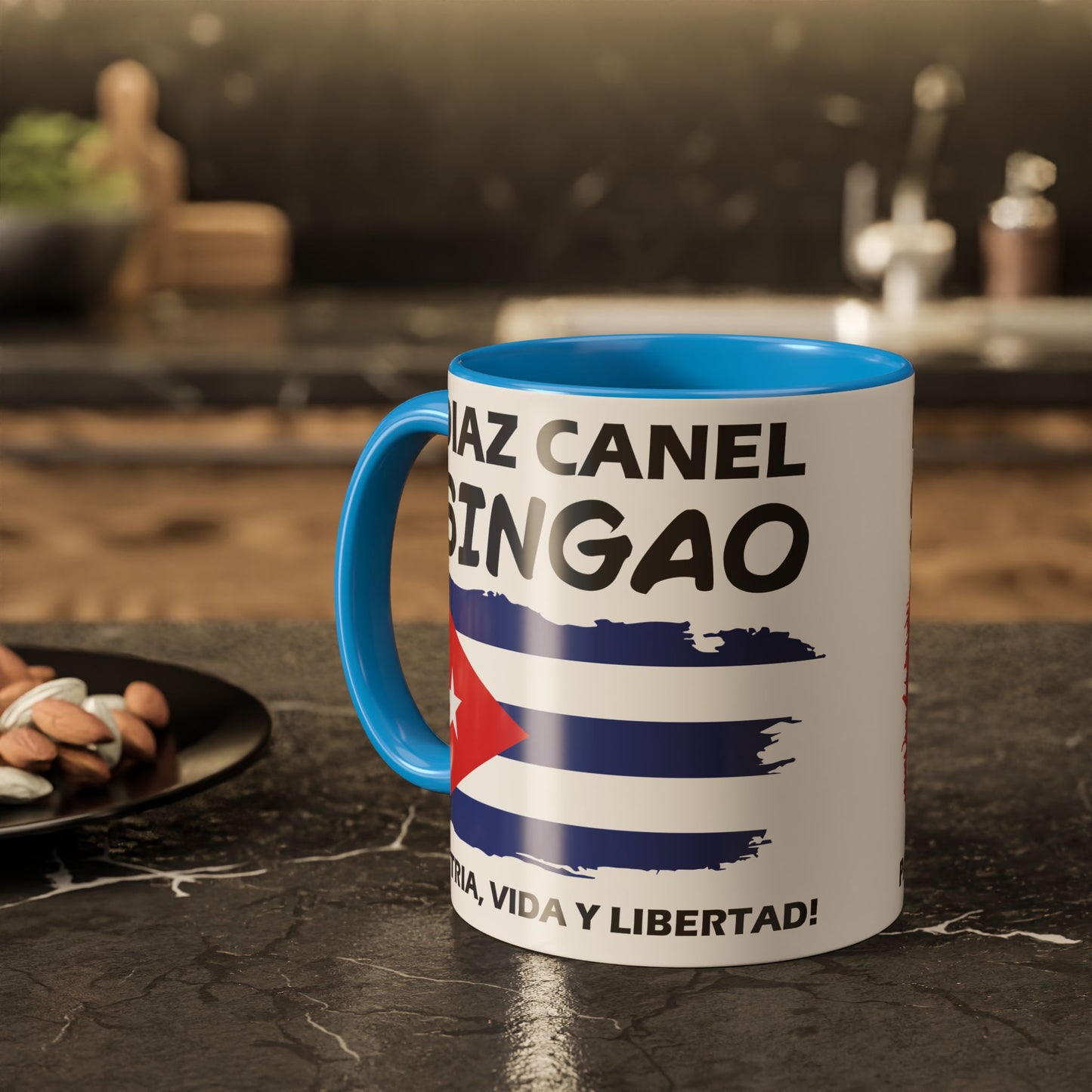 Díaz-Canel Singao Patriótica Taza