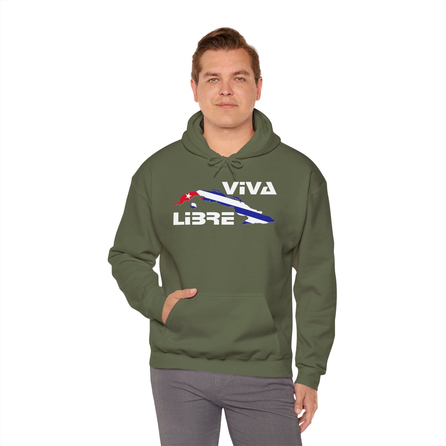 Viva Cuba Libre Patriótico Hoodie