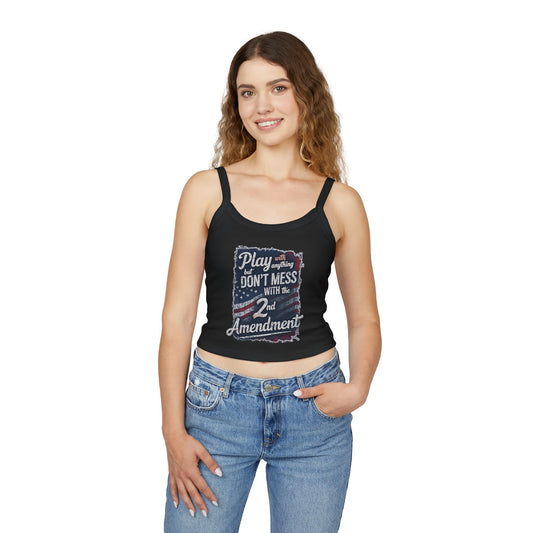 Don't Mess with the 2nd Amendment Patriotic Tank Top