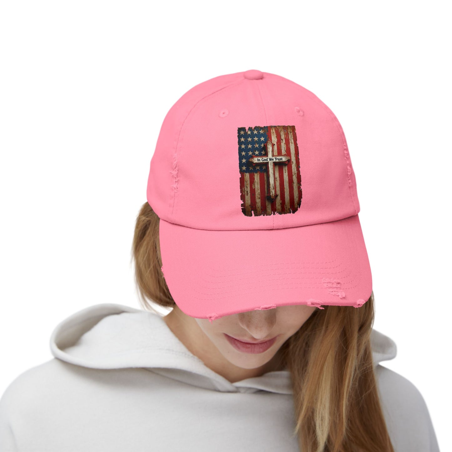 In God We Trust Patriotic Printed Hat