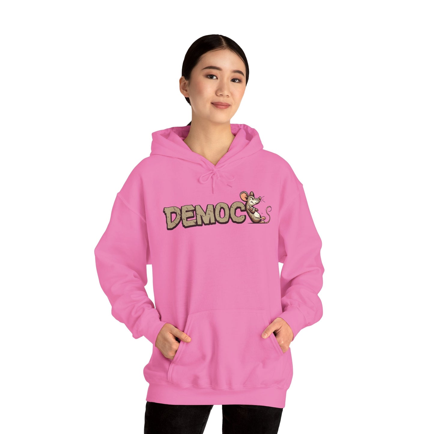 Democ-Rat Funny Political Hoodie