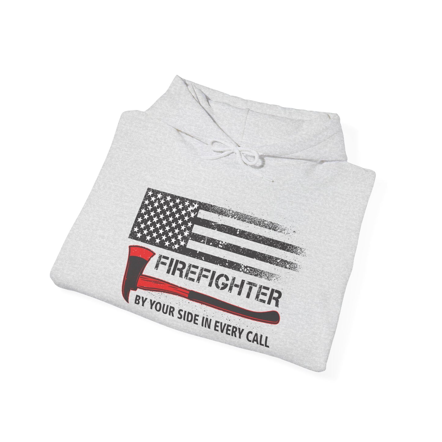 Firefighter Pride Hoodie – By Your Side in Every Call
