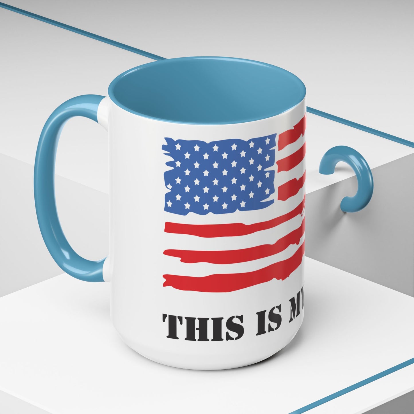 This Is My House Patriotic Coffee Mug