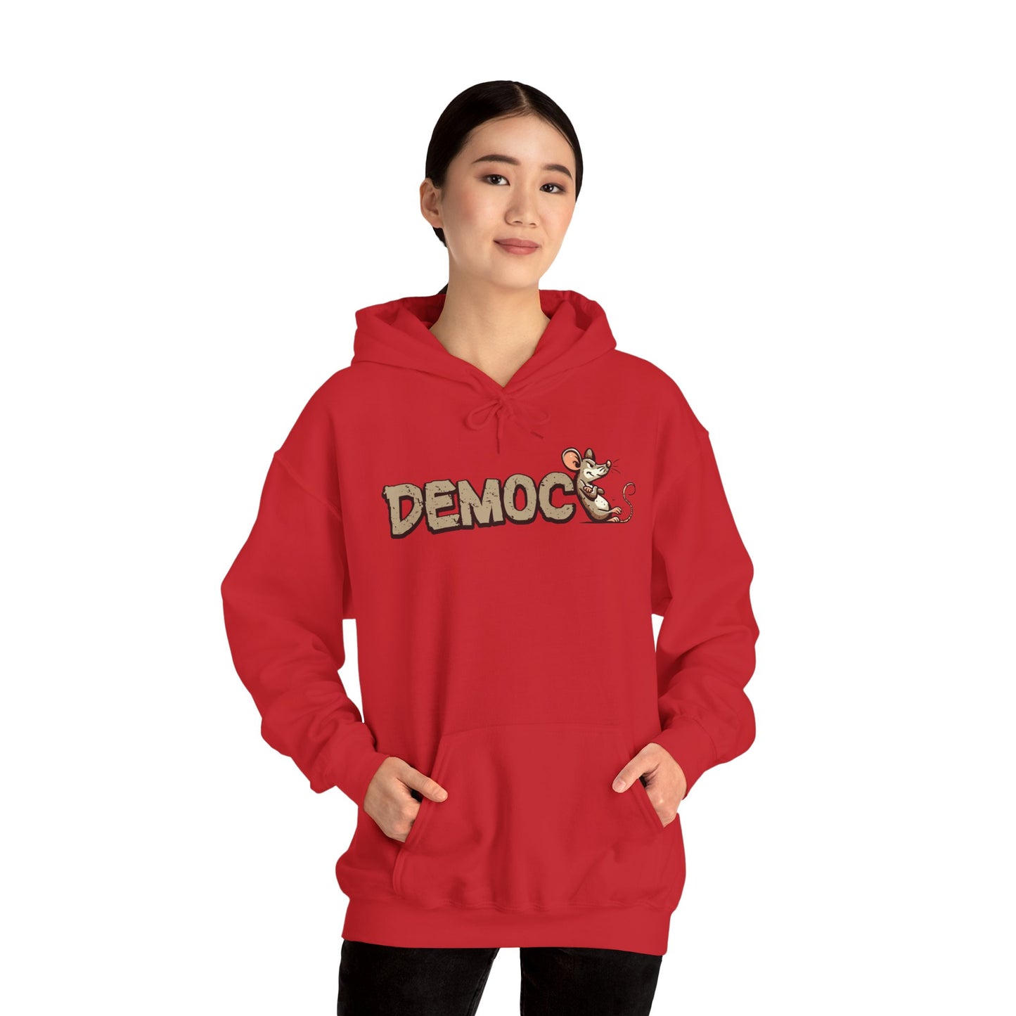 Democ-Rat Funny Political Hoodie