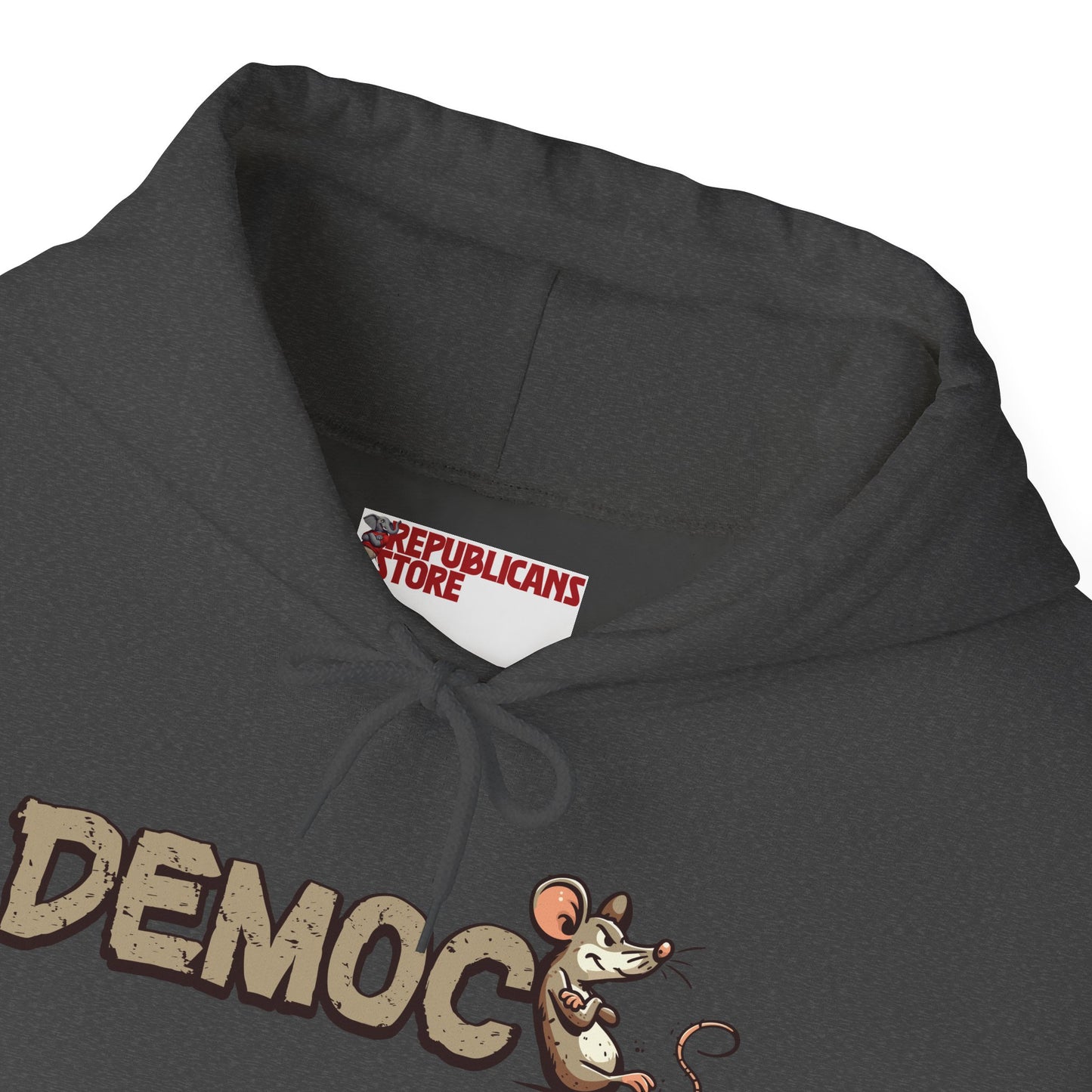 Democ-Rat Funny Political Hoodie