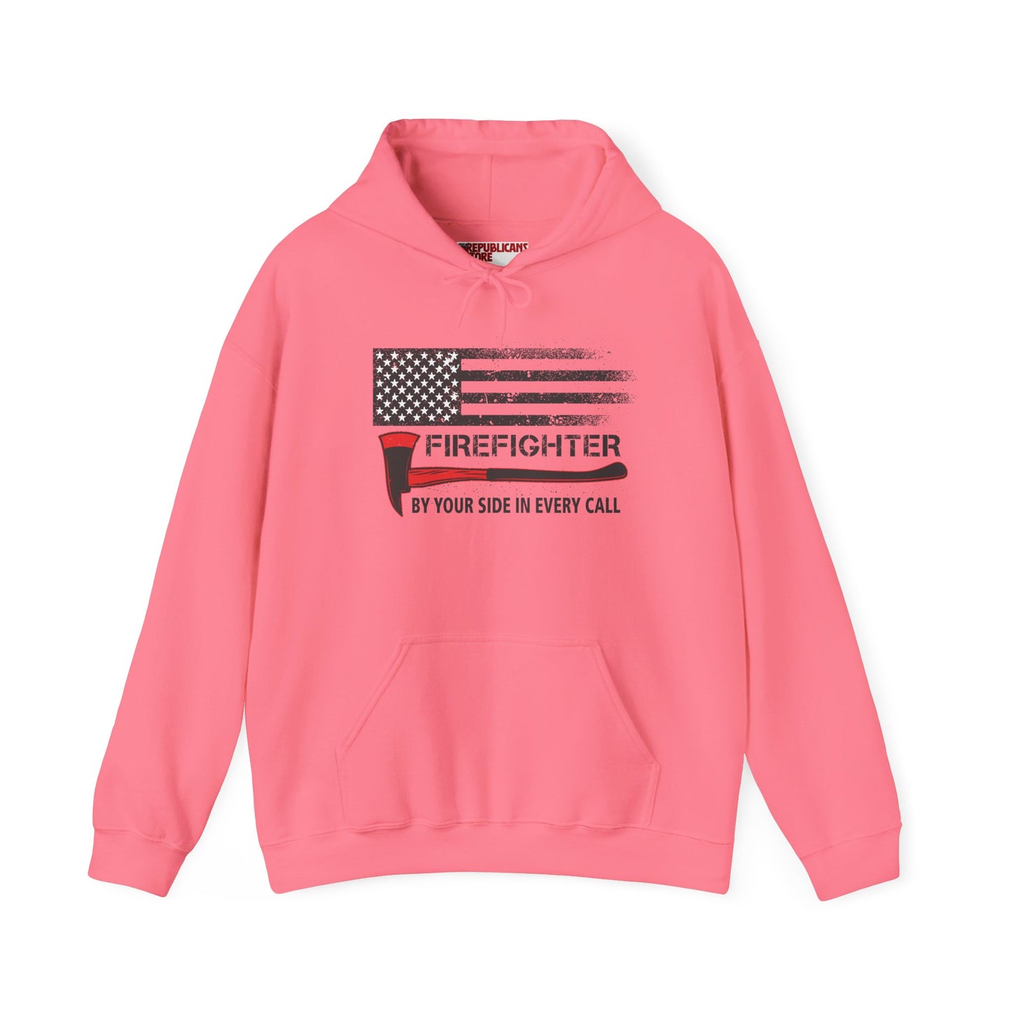 Firefighter Pride Hoodie – By Your Side in Every Call