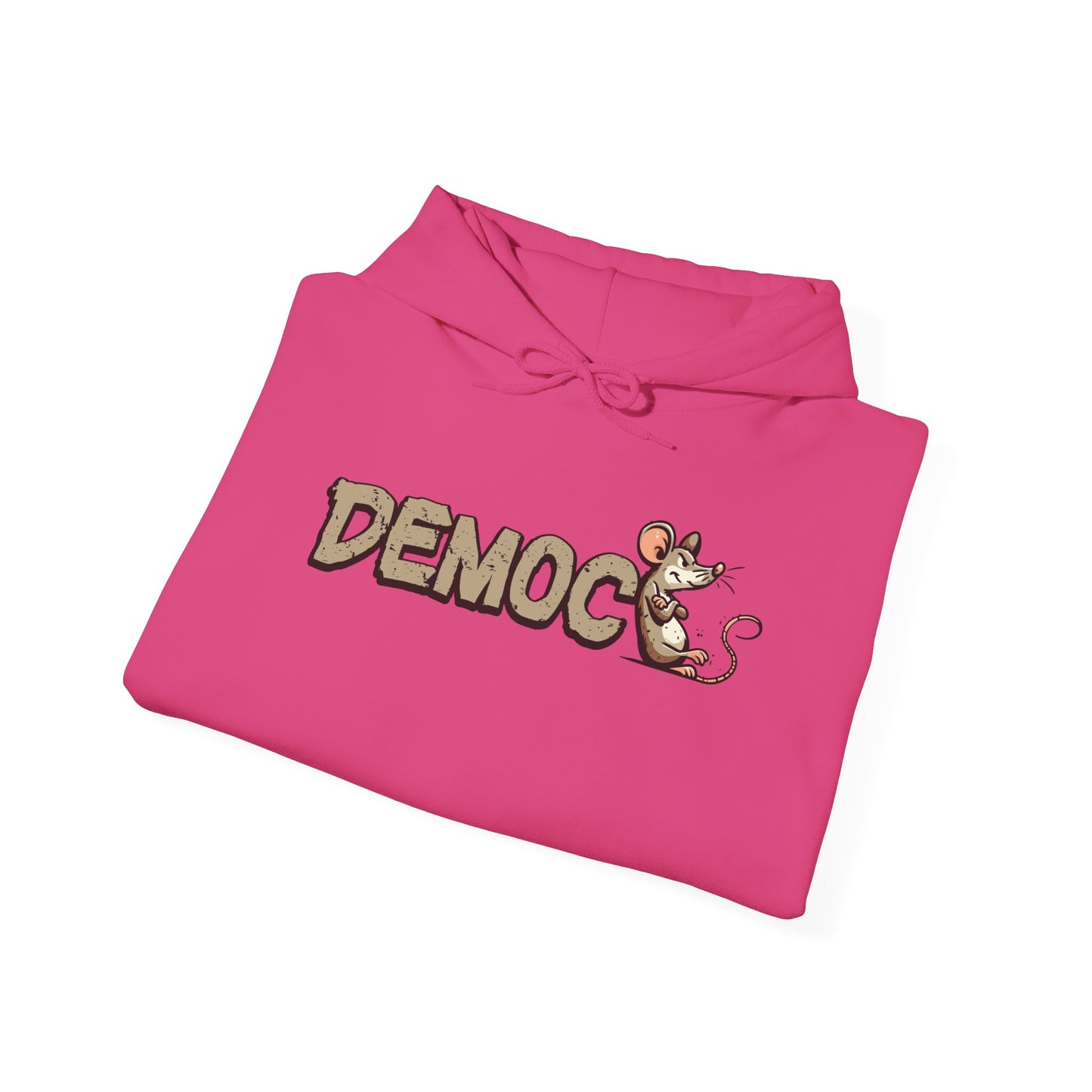 Democ-Rat Funny Political Hoodie