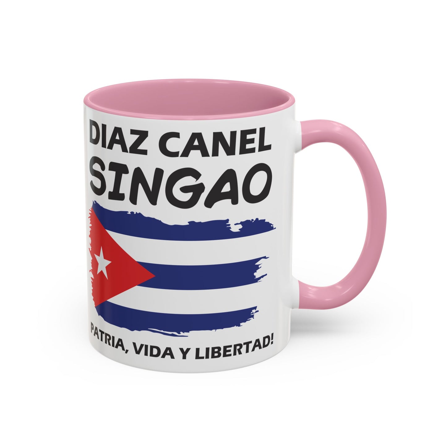 Díaz-Canel Singao Patriótica Taza