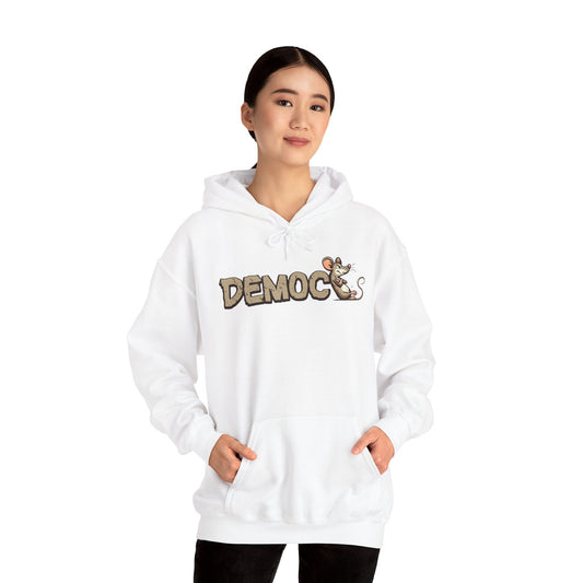 Democ-Rat Funny Political Hoodie