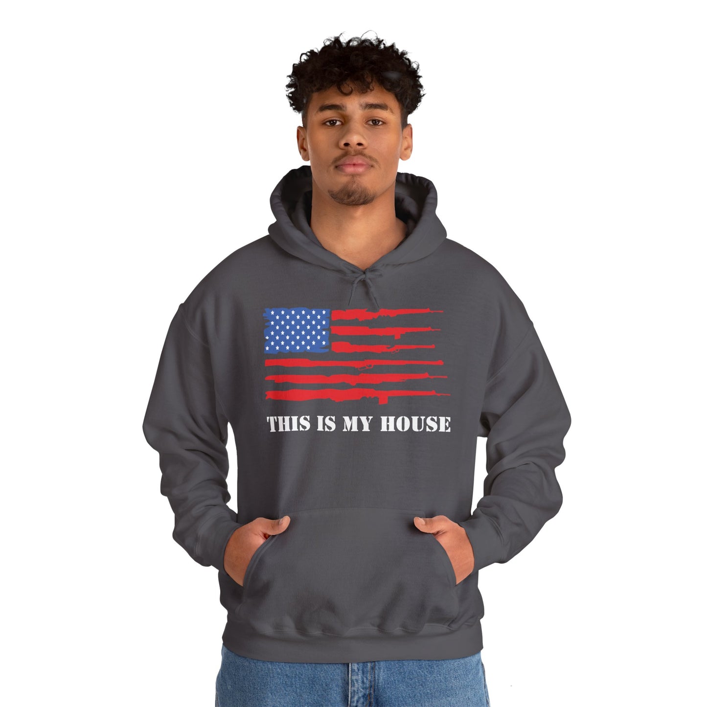 This Is My House Patriotic Hooded Sweatshirt