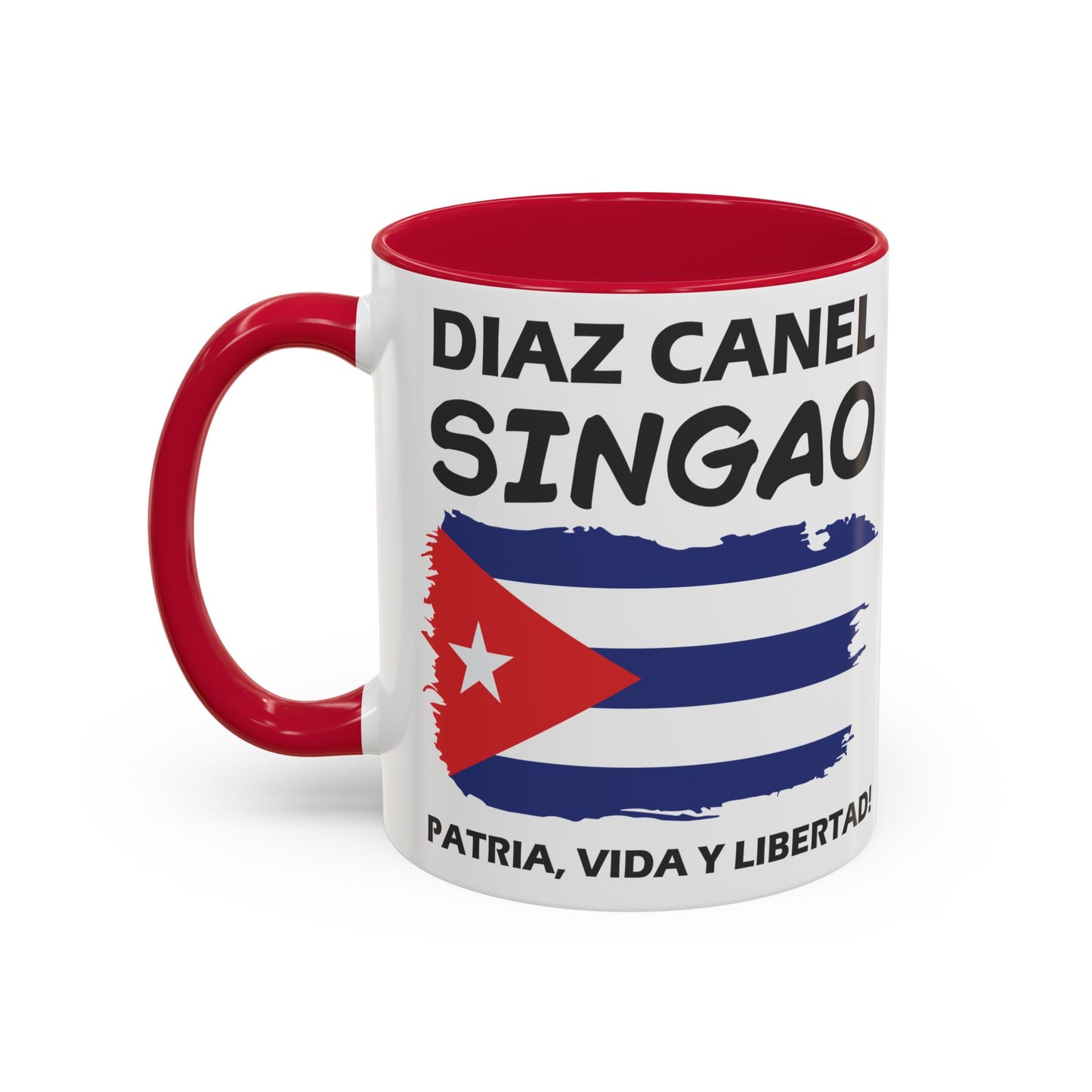 Díaz-Canel Singao Patriótica Taza