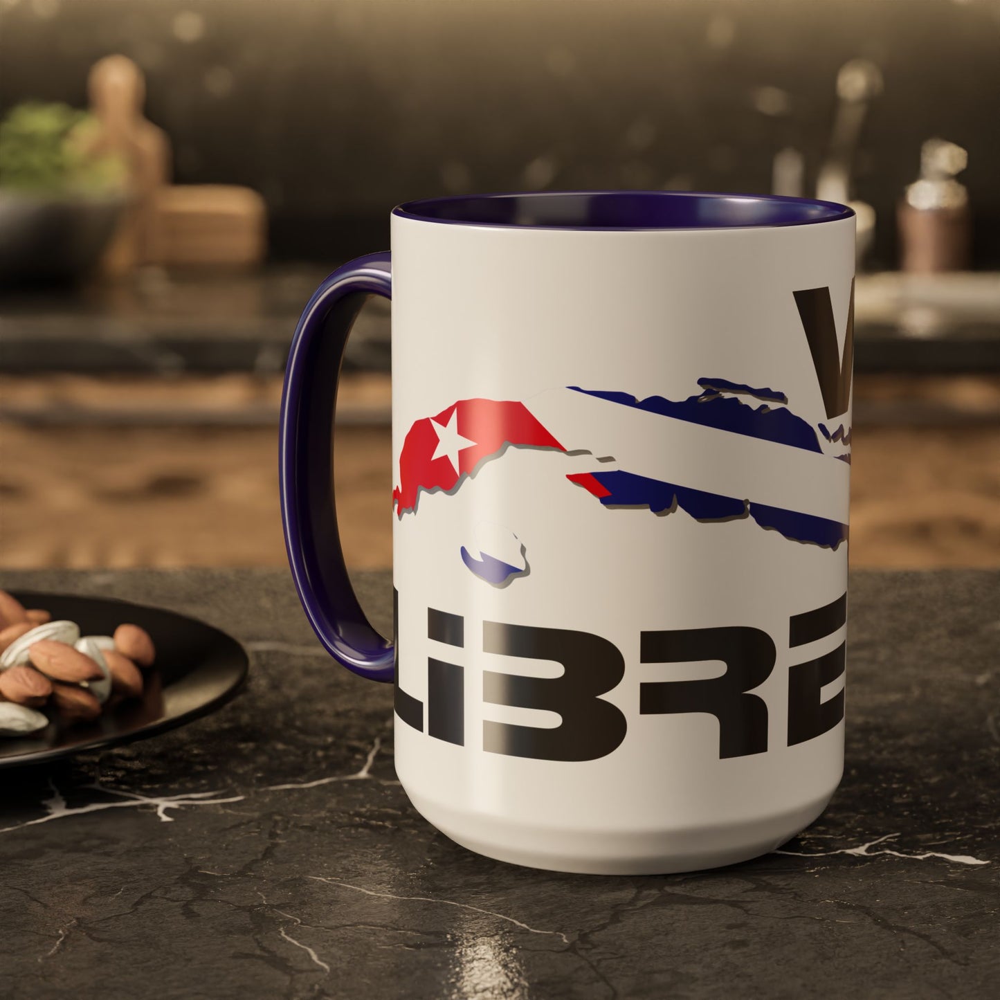 Viva Cuba Libre Patriótica Taza