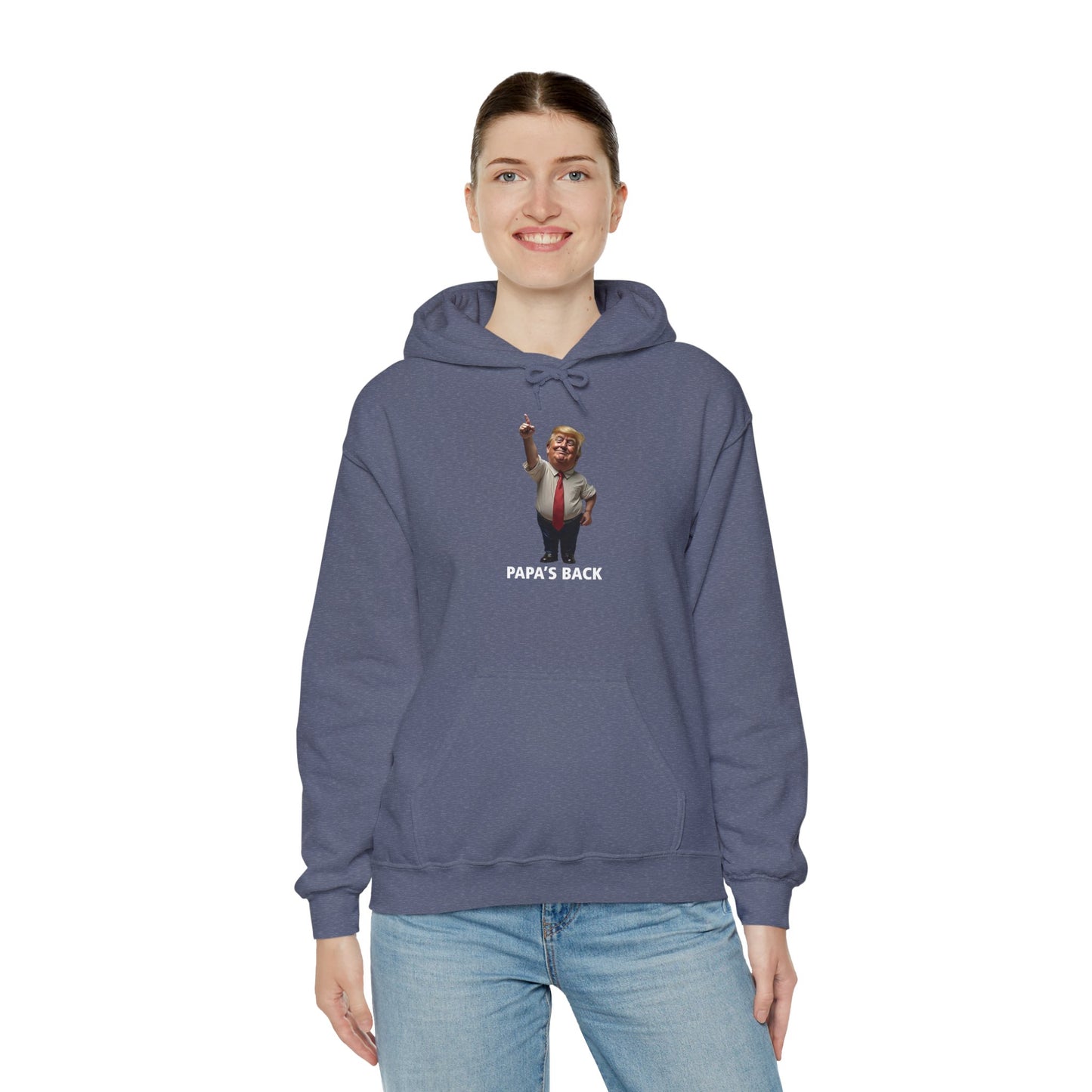 Papa's Back Patriotic Hoodie