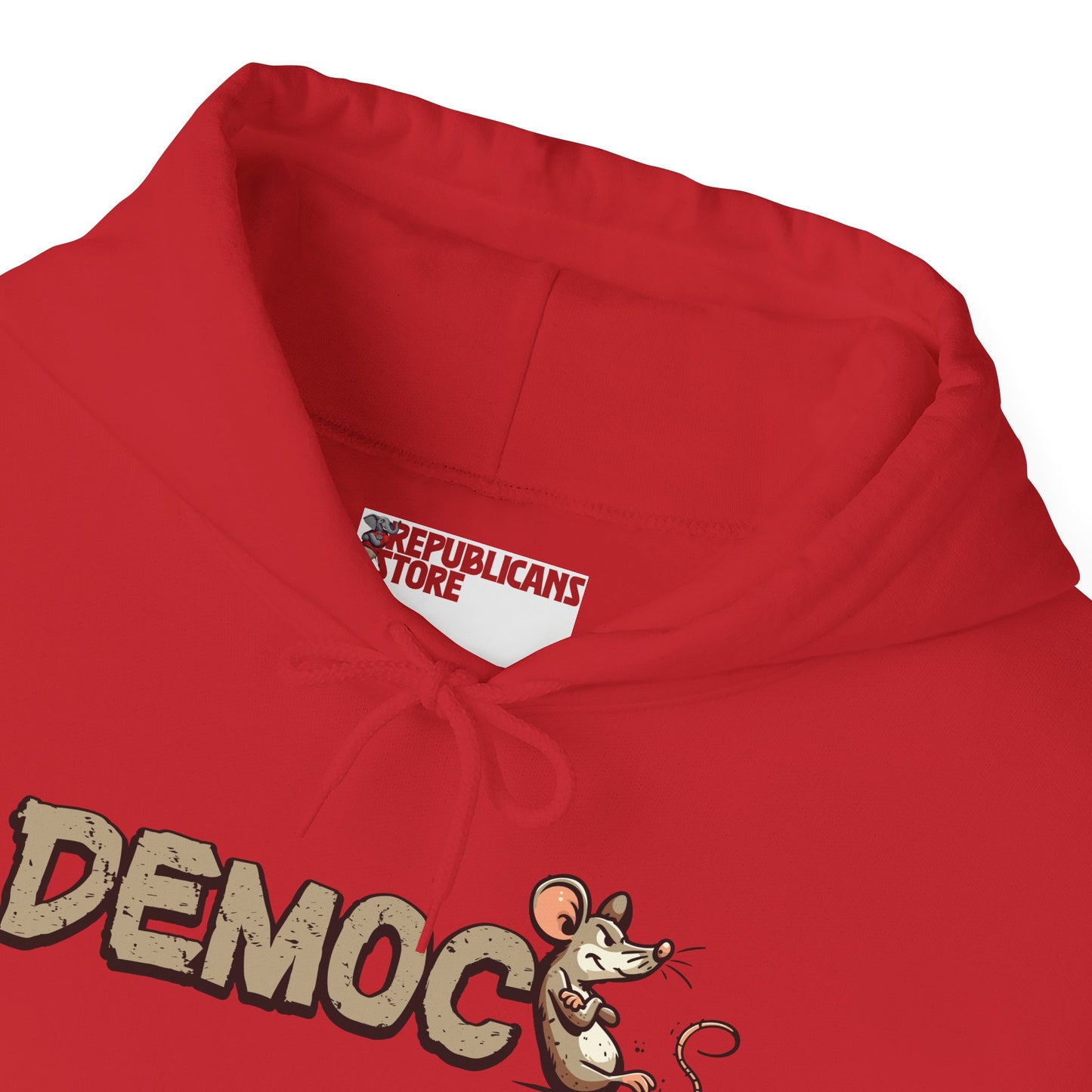 Democ-Rat Funny Political Hoodie