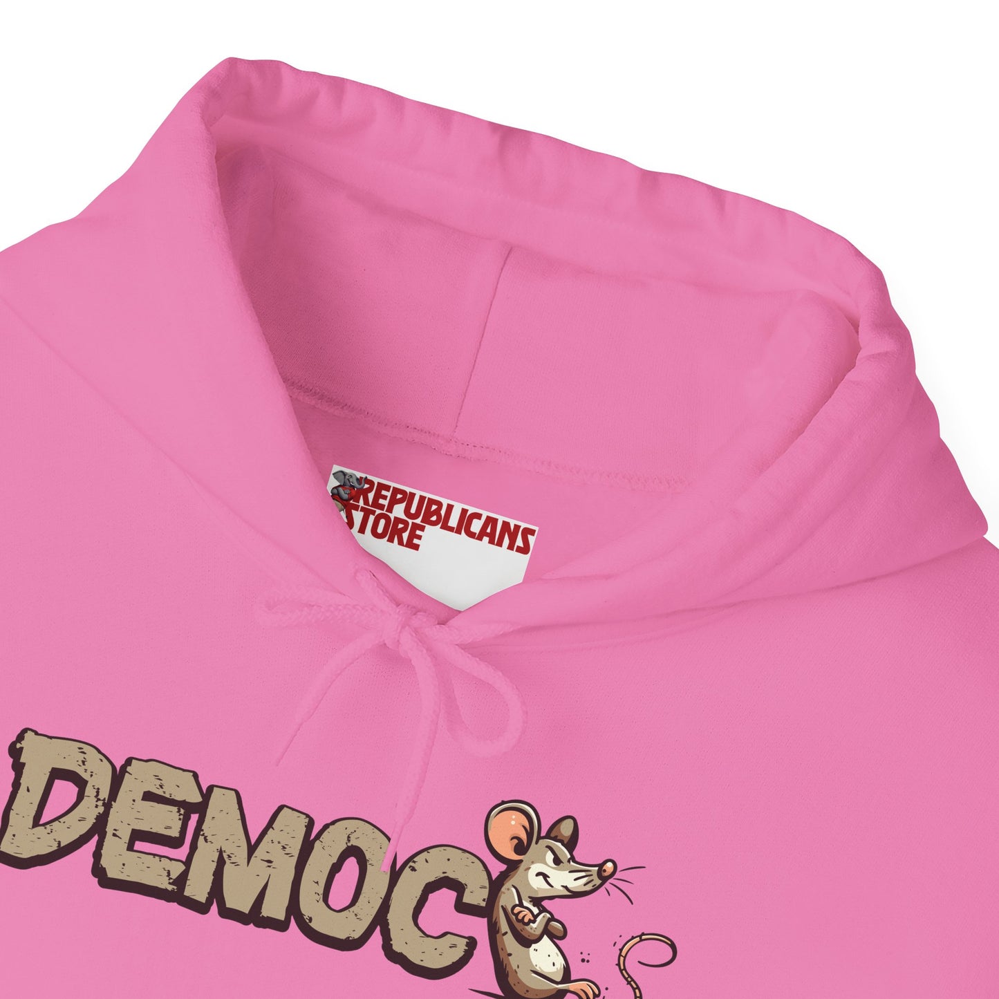 Democ-Rat Funny Political Hoodie
