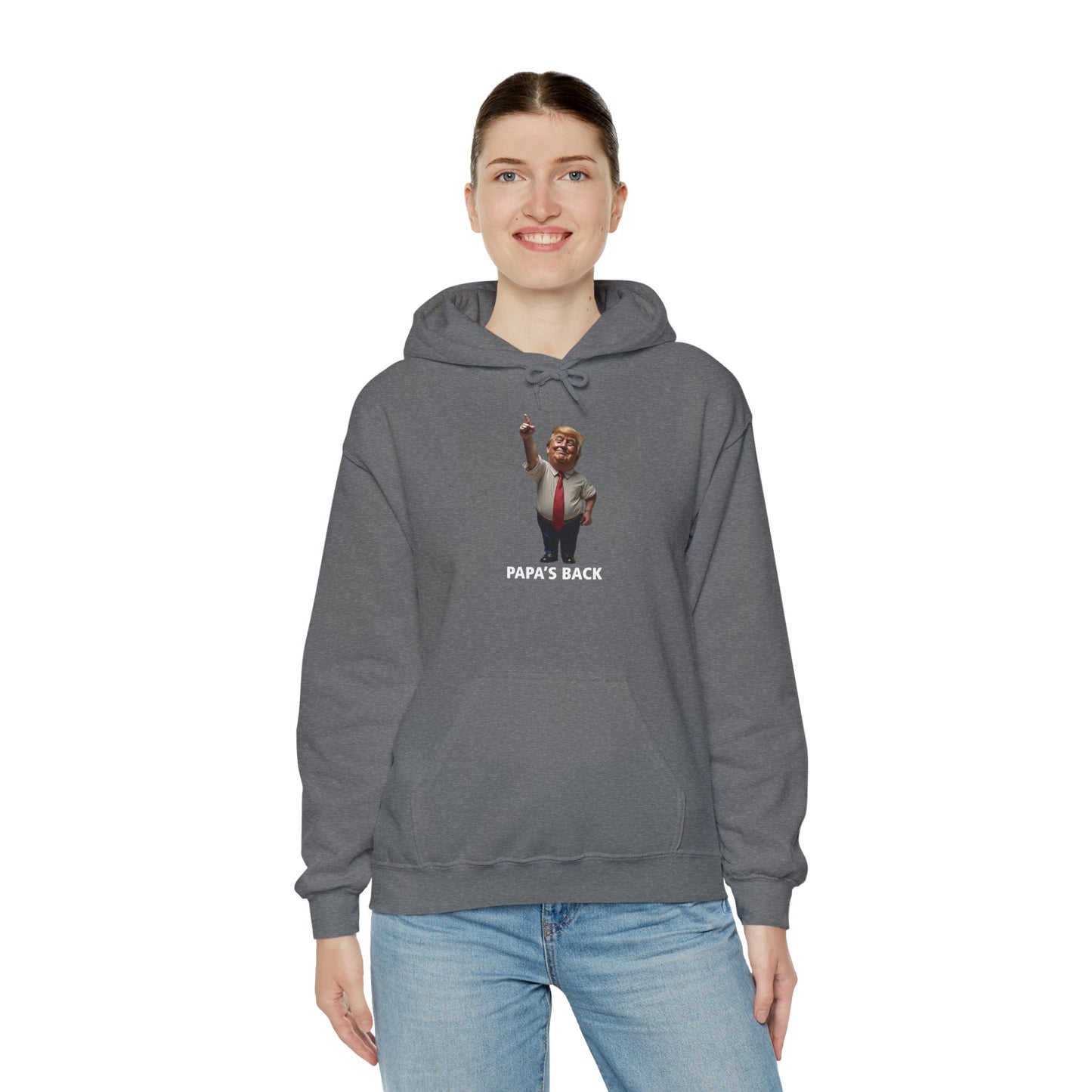 Papa's Back Patriotic Hoodie