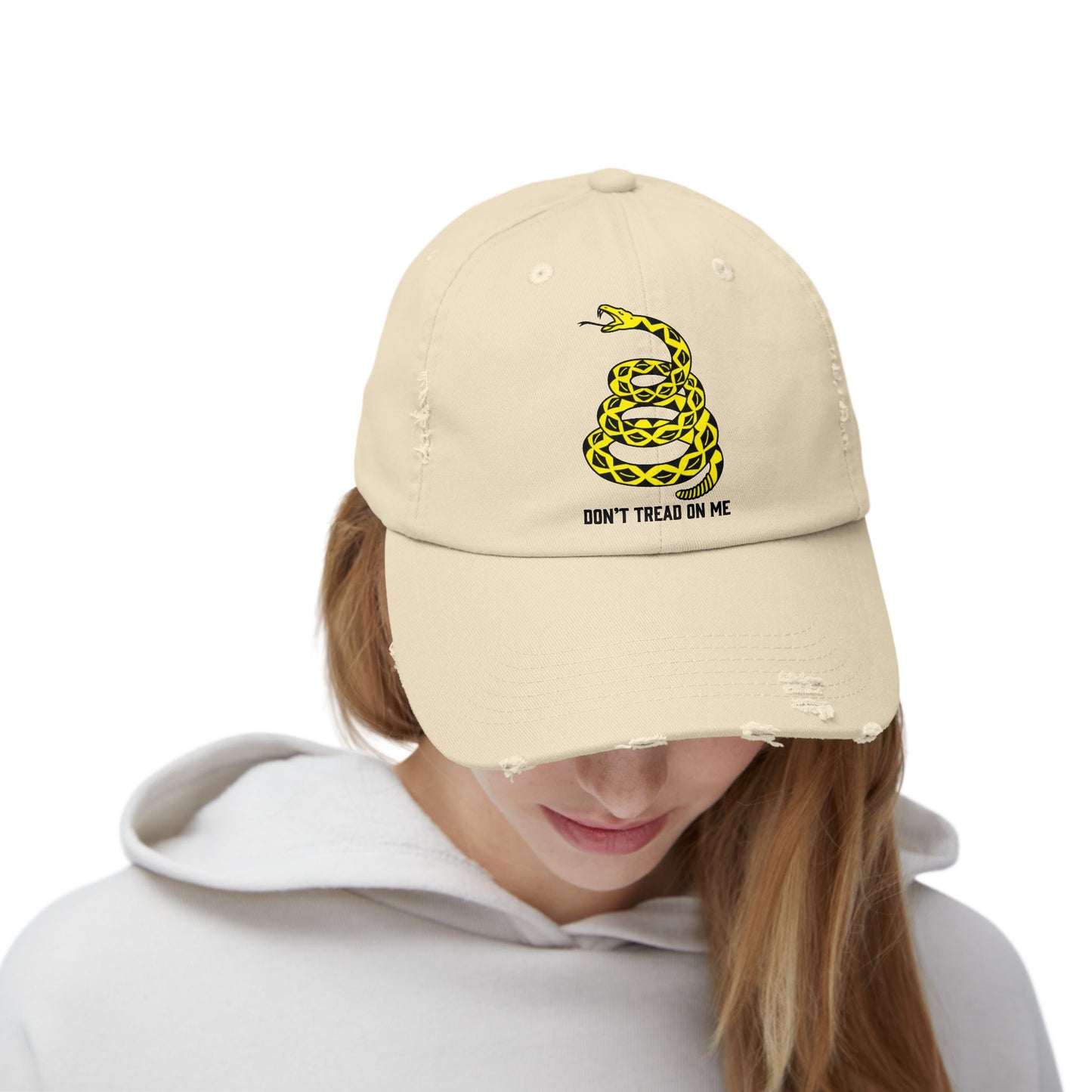 Don't Tread on Me Patriotic Printed Hat