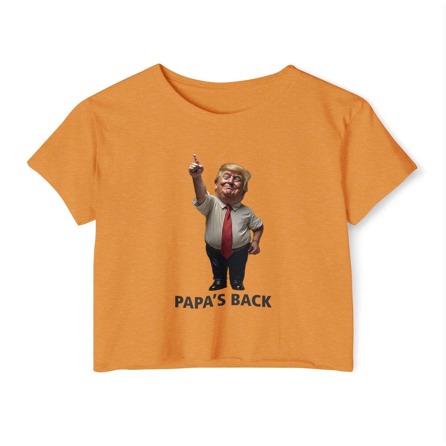 Papa's Back Patriotic Crop Top