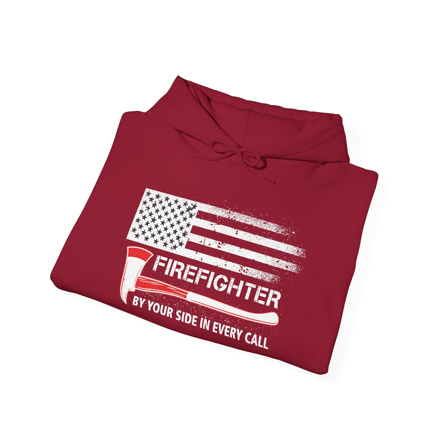 Firefighter Pride Hoodie – By Your Side in Every Call