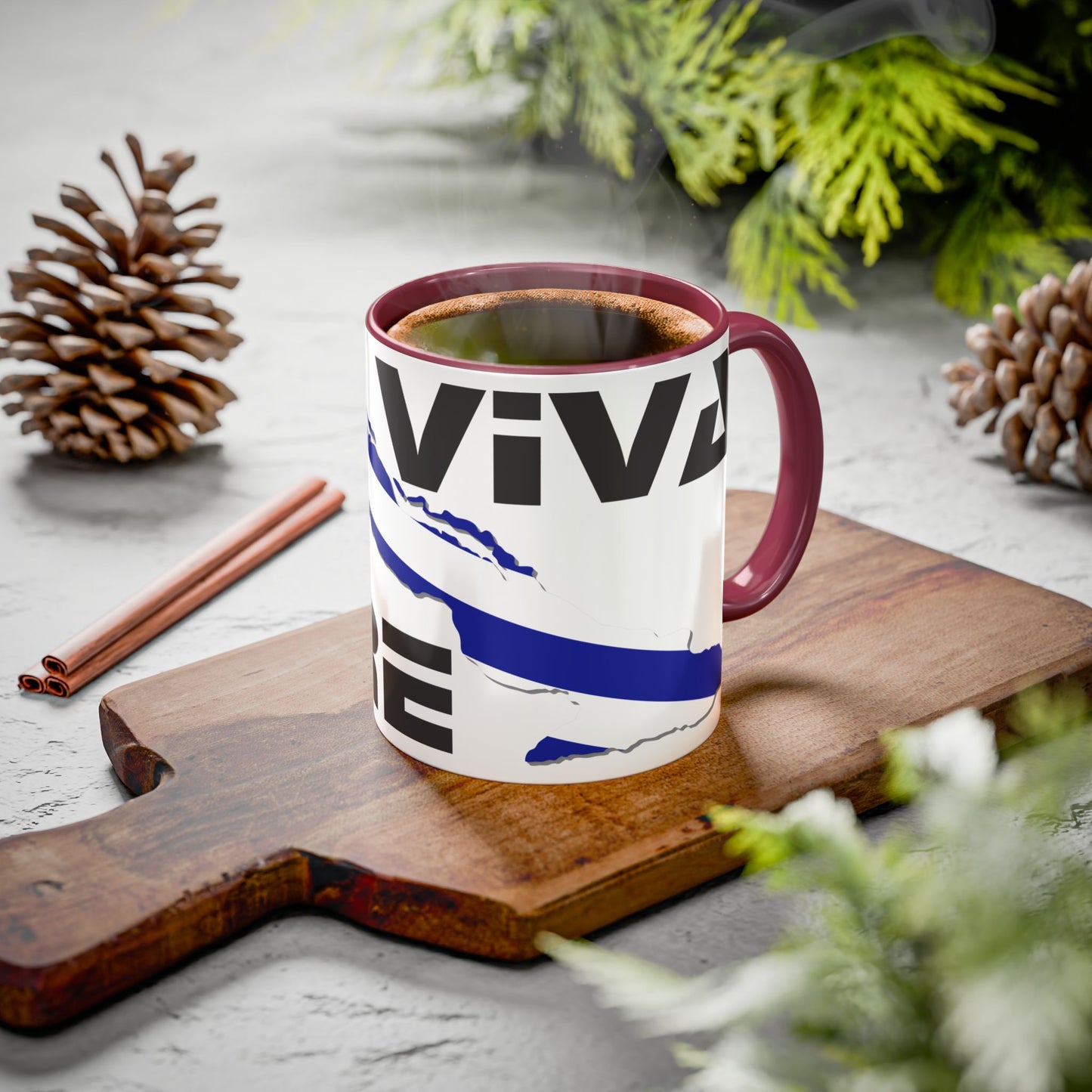 Viva Cuba Libre Patriótica Taza