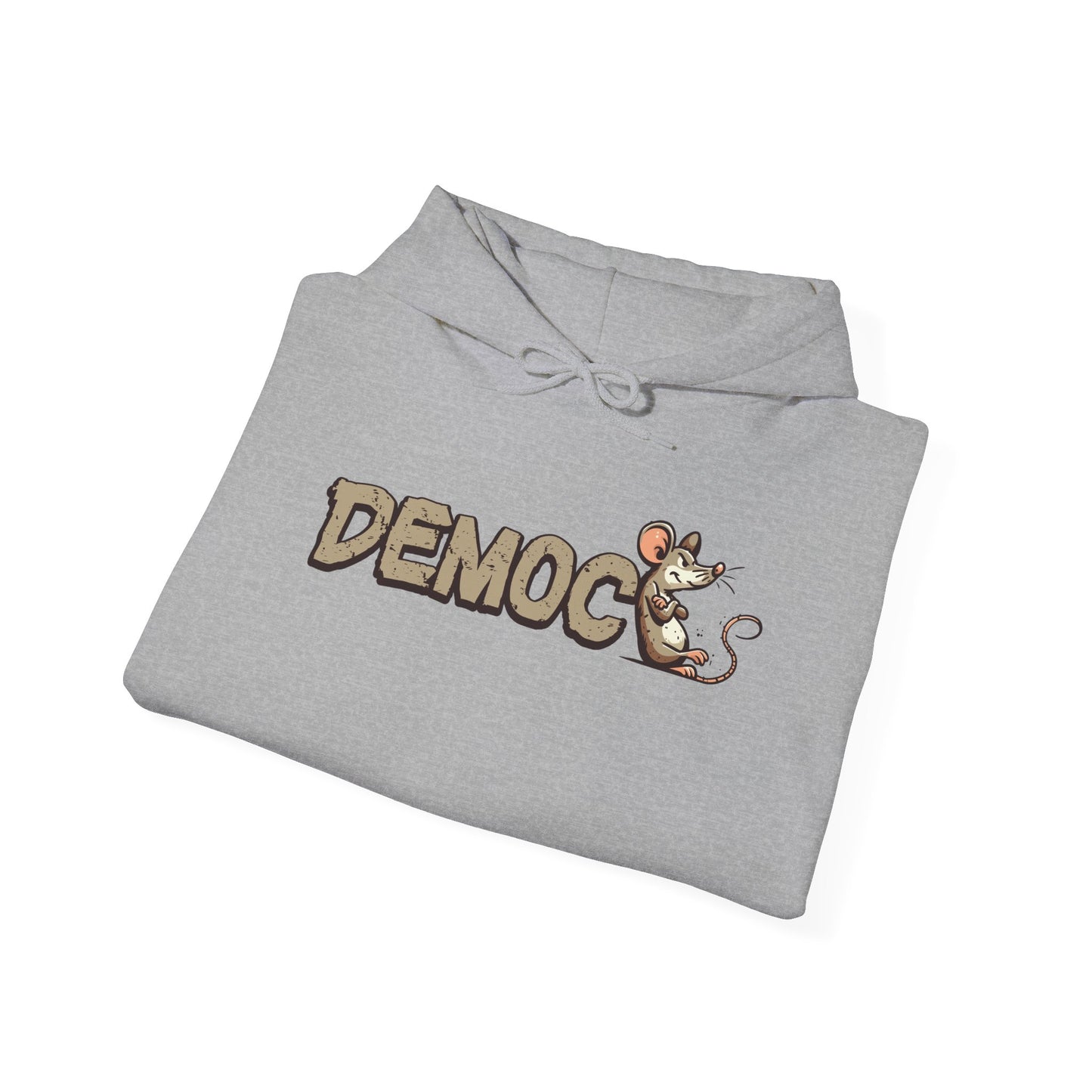 Democ-Rat Funny Political Hoodie