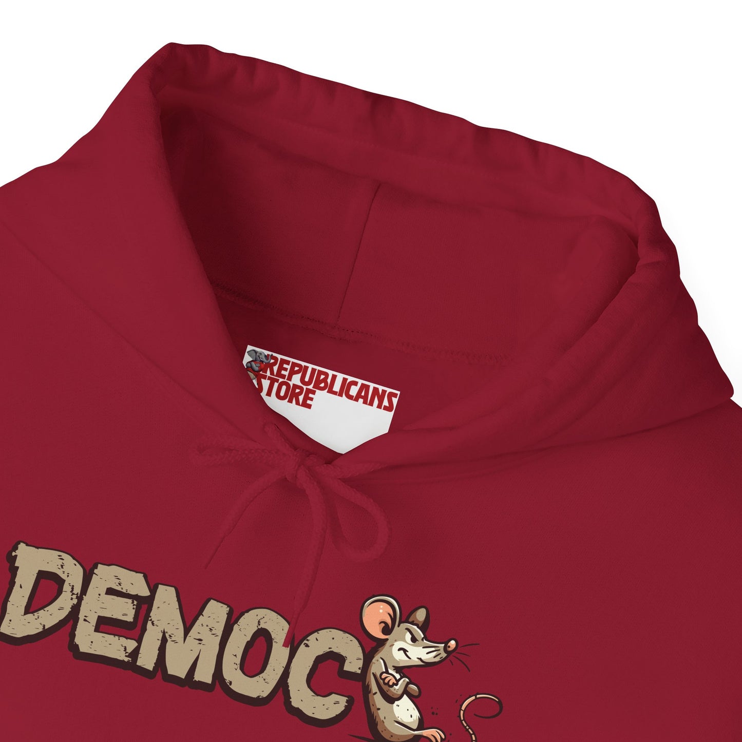 Democ-Rat Funny Political Hoodie