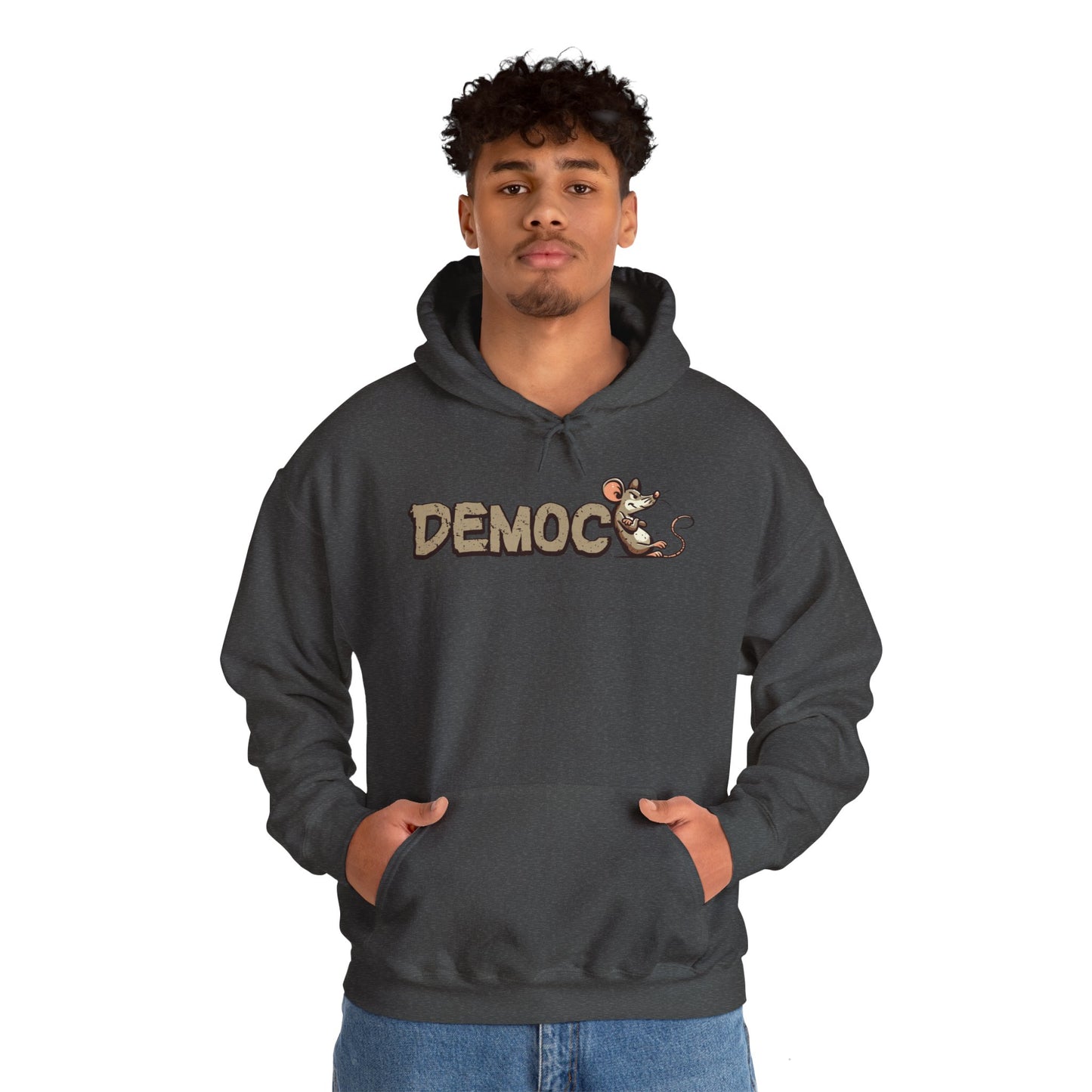 Democ-Rat Funny Political Hoodie