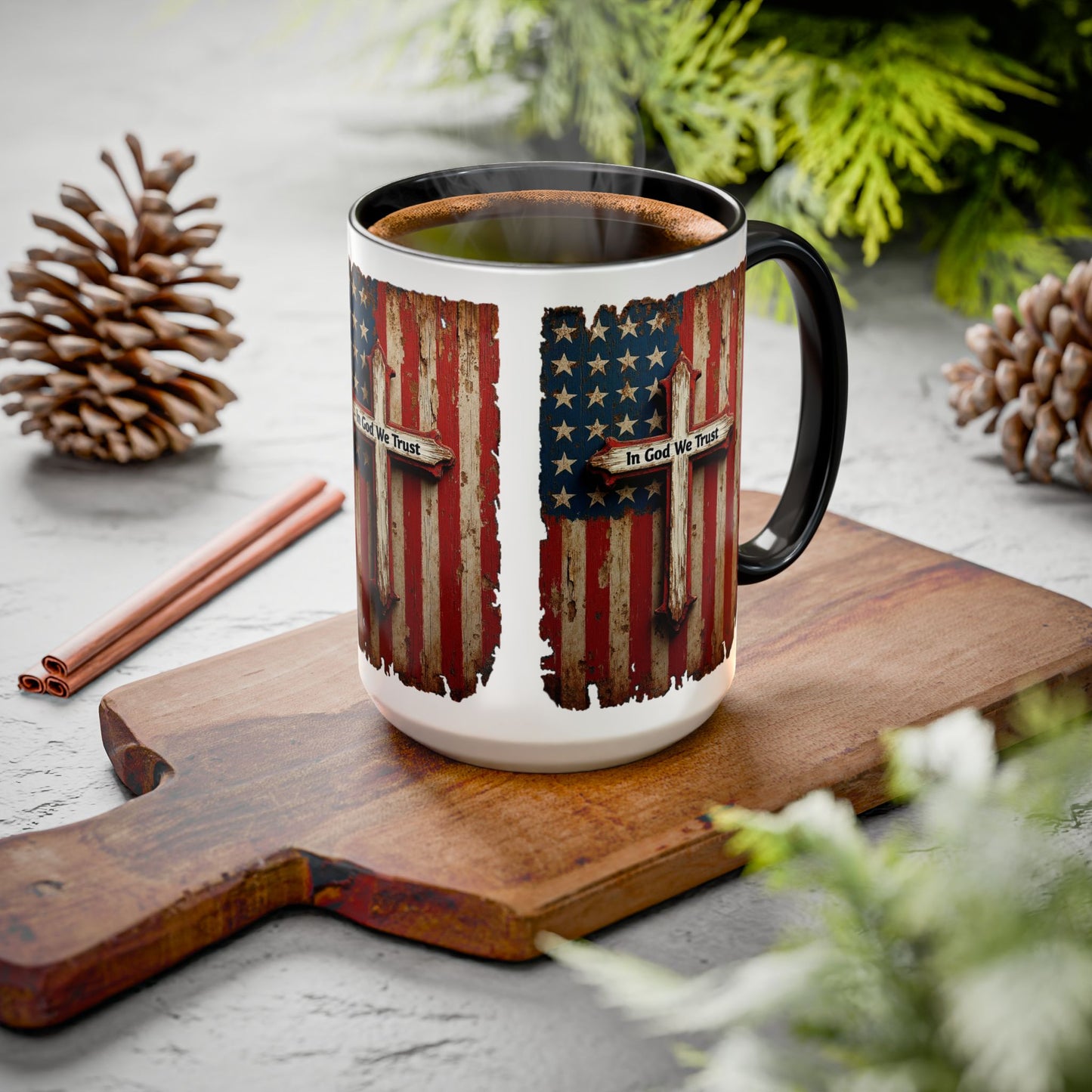 In God We Trust Patriotic Coffee Mug
