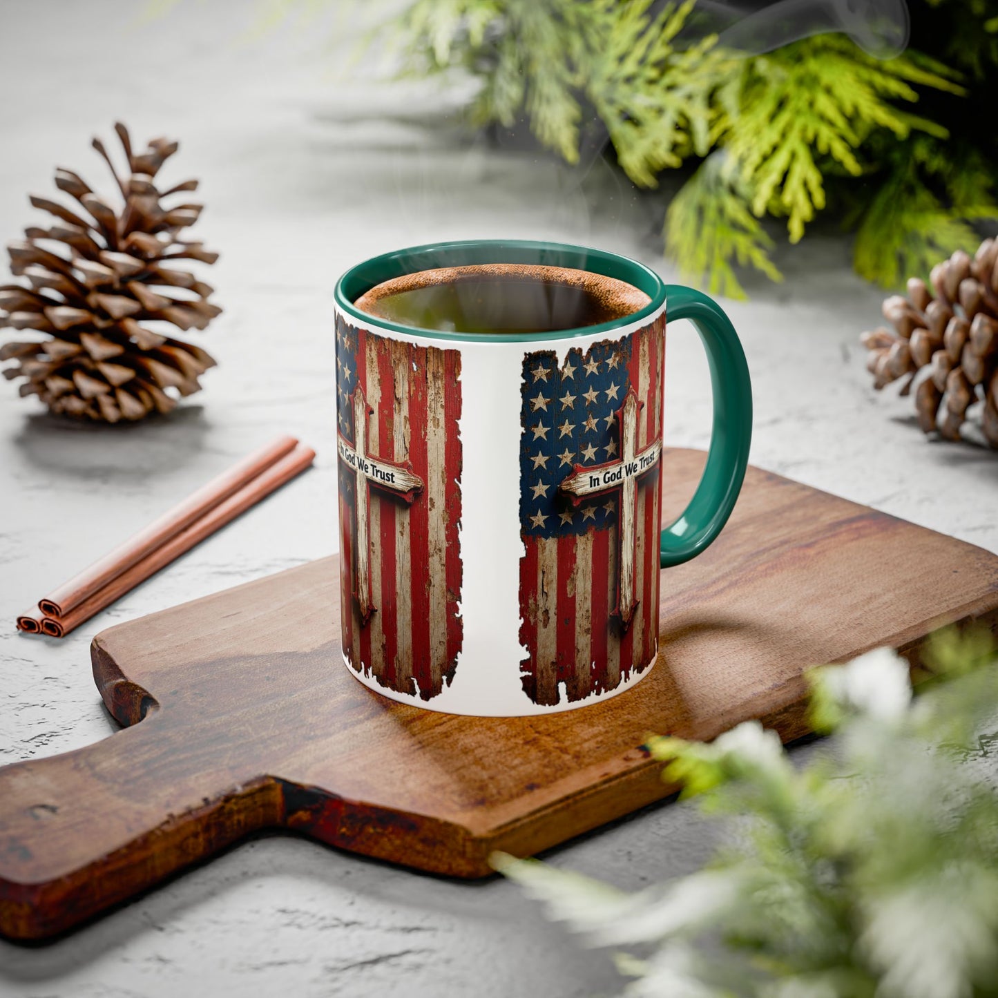 In God We Trust Patriotic Coffee Mug