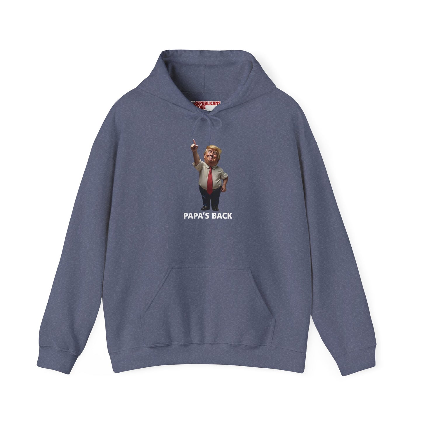 Papa's Back Patriotic Hoodie