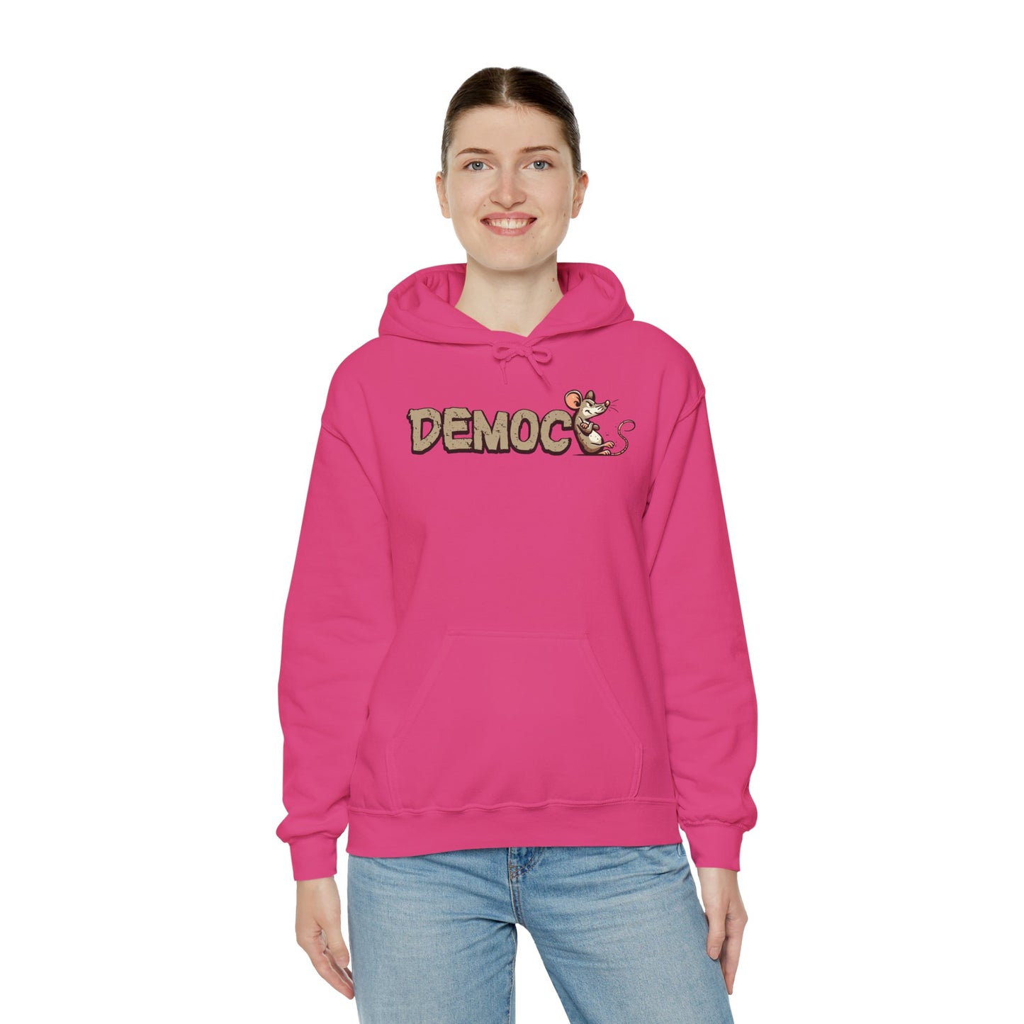 Democ-Rat Funny Political Hoodie