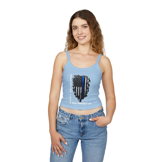 Supporting Those Who Protect Us Patriotic Tank Top