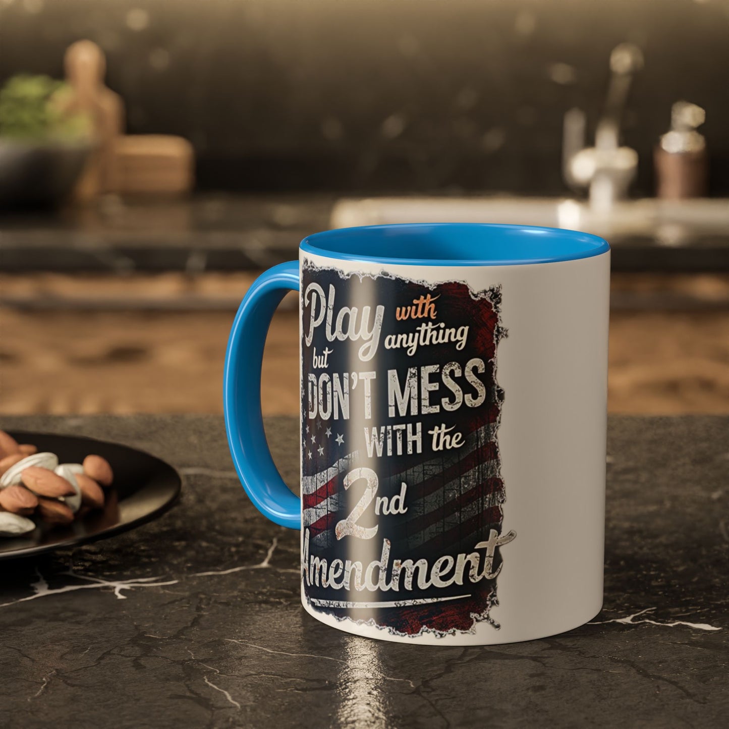 Don't Mess with the 2nd Amendment Patriotic Coffee Mug