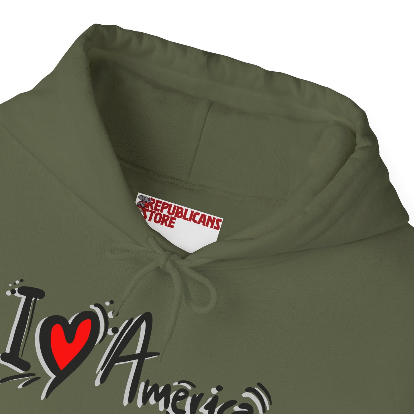 I Love America Unisex Hoodie Sweatshirt