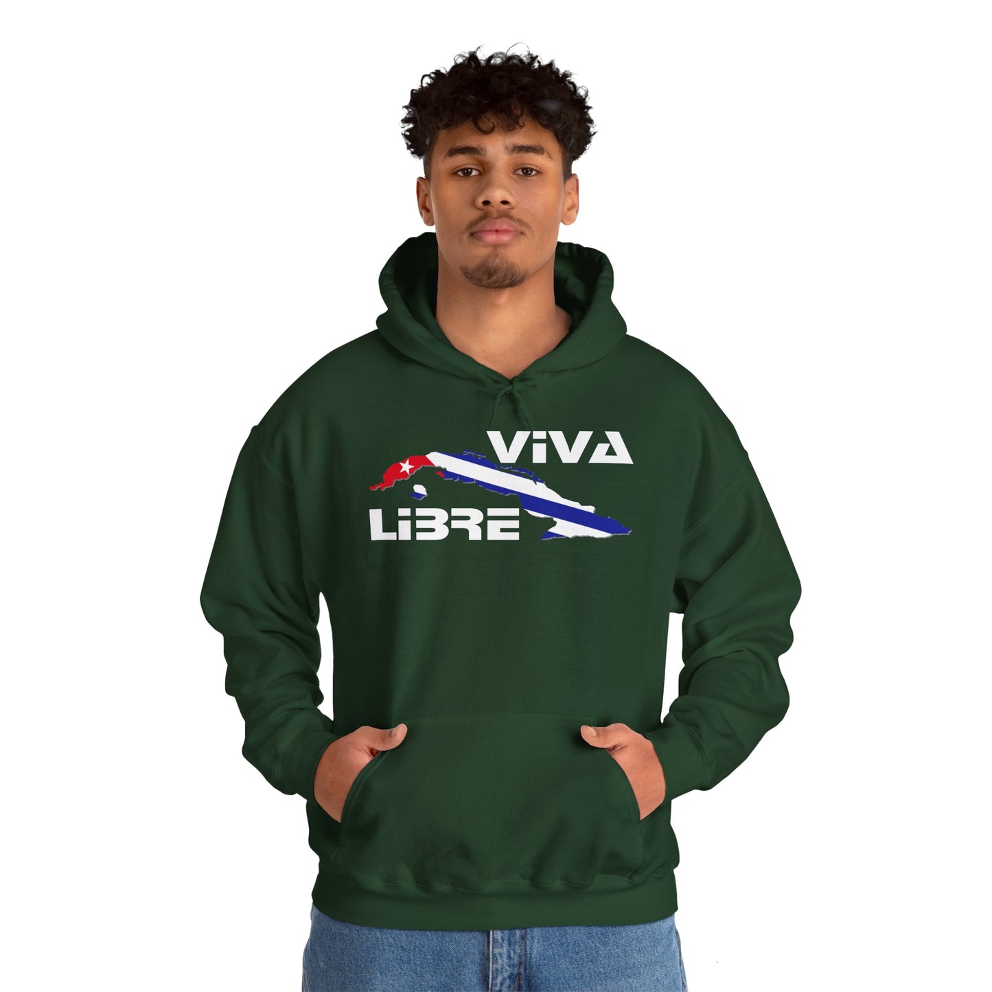 Viva Cuba Libre Patriótico Hoodie